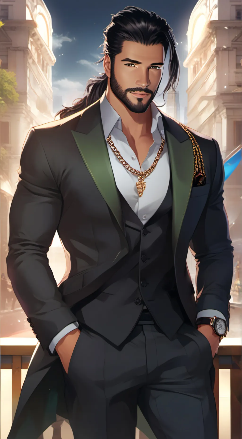 ai character: Kabir Bhagat  background