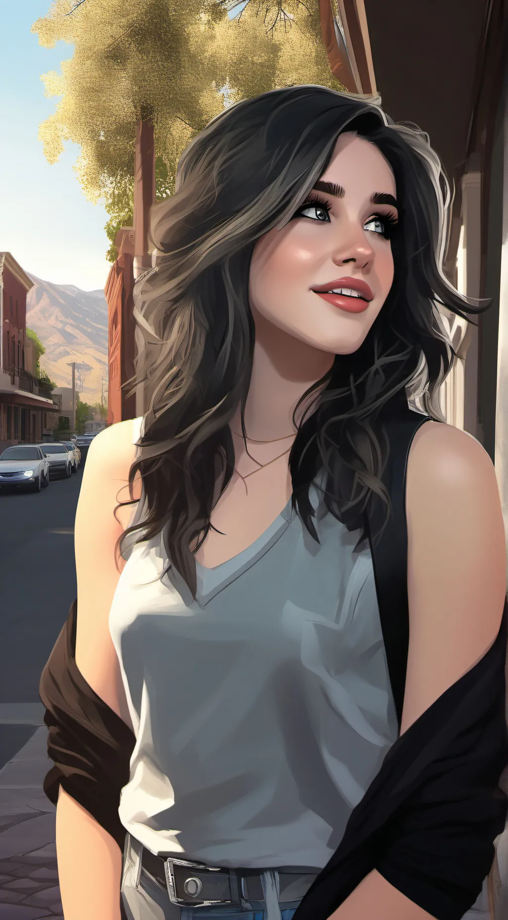 ai character: Nevada  background