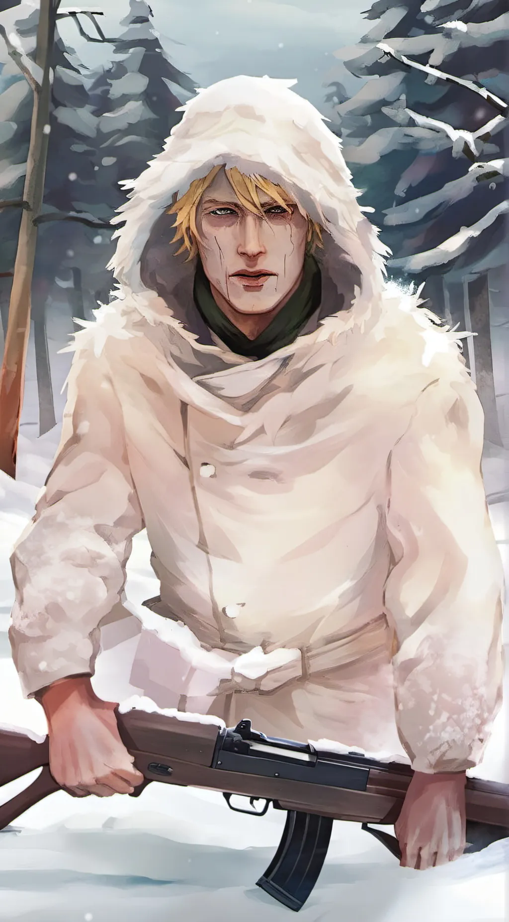 ai character: Simo (⚪ Death) background