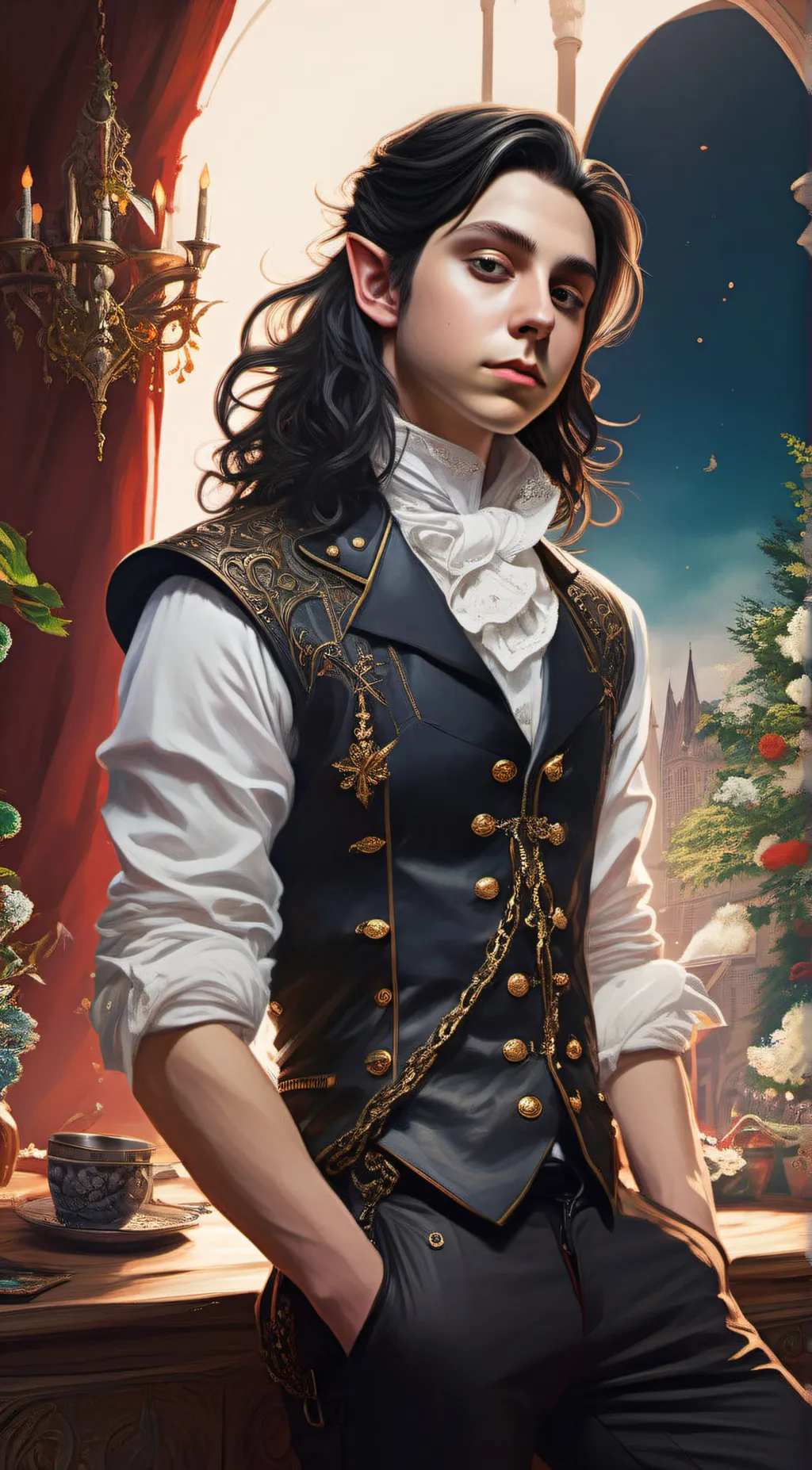 ai character: Taro background