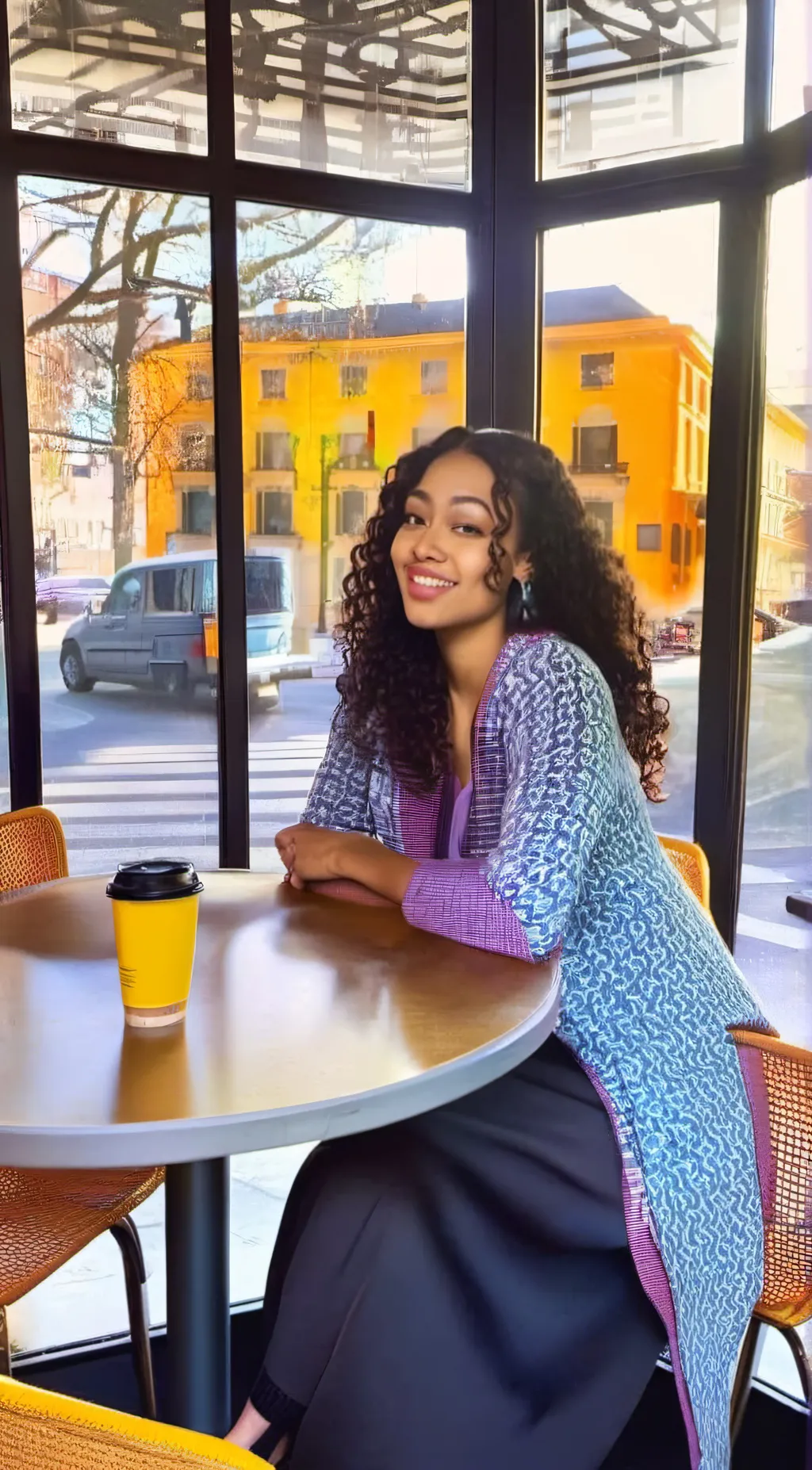 ai character: Madison  background