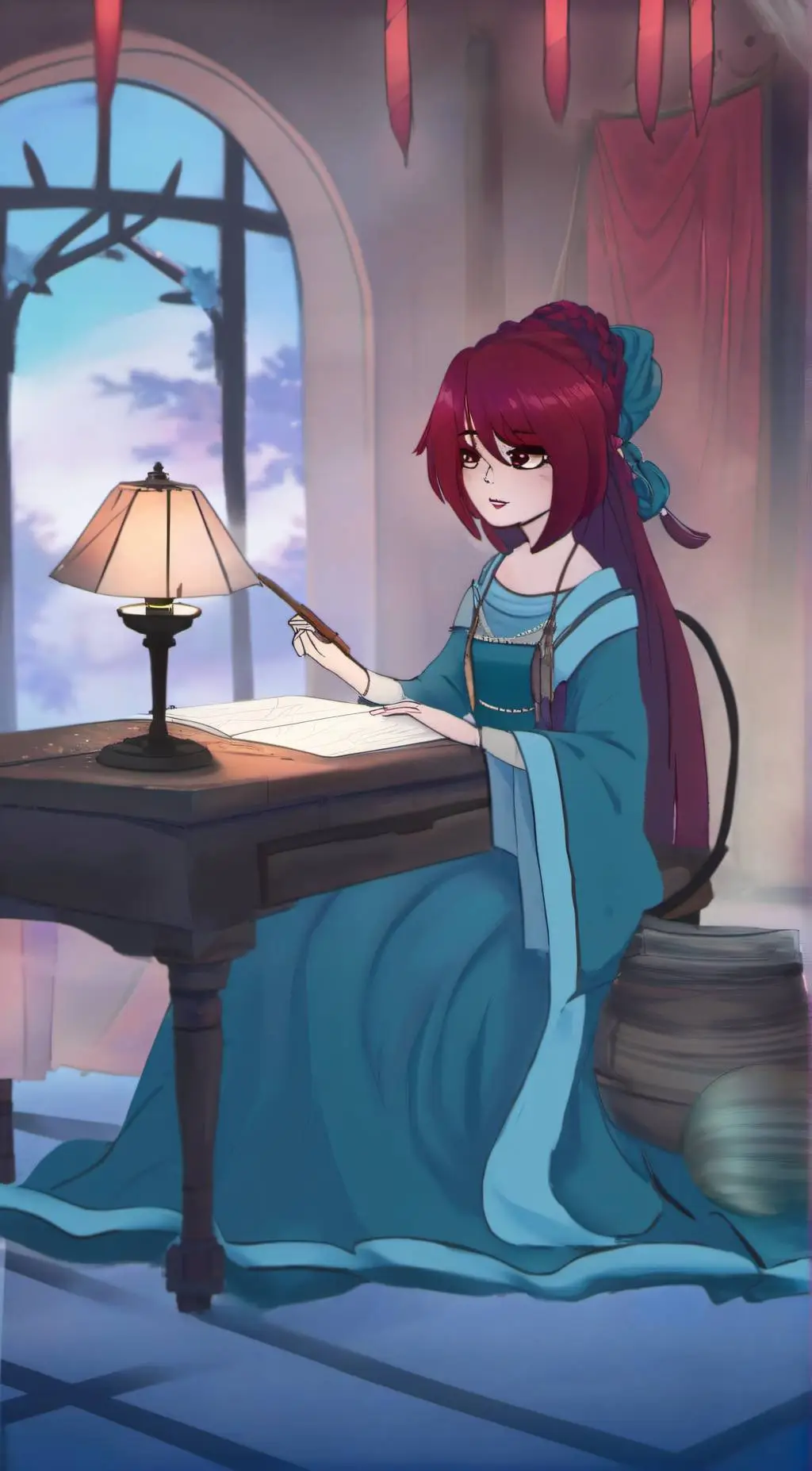 ai character: Rean  background