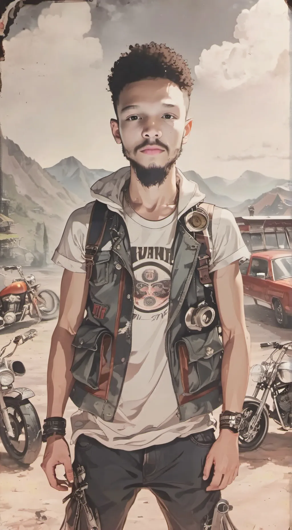 ai character: NLE Coppa background