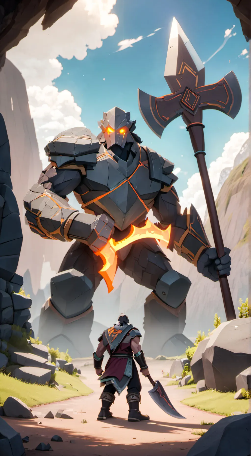 ai character: enternal  background