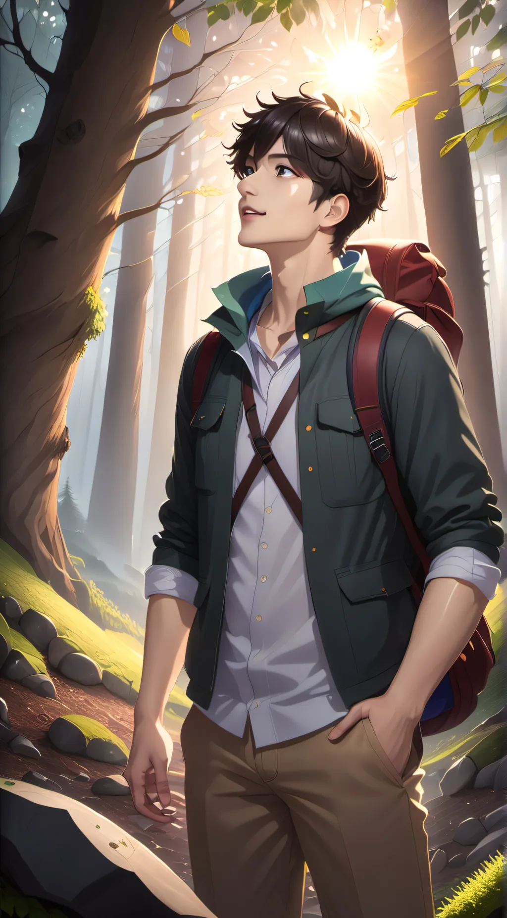 ai character: aNDRew background