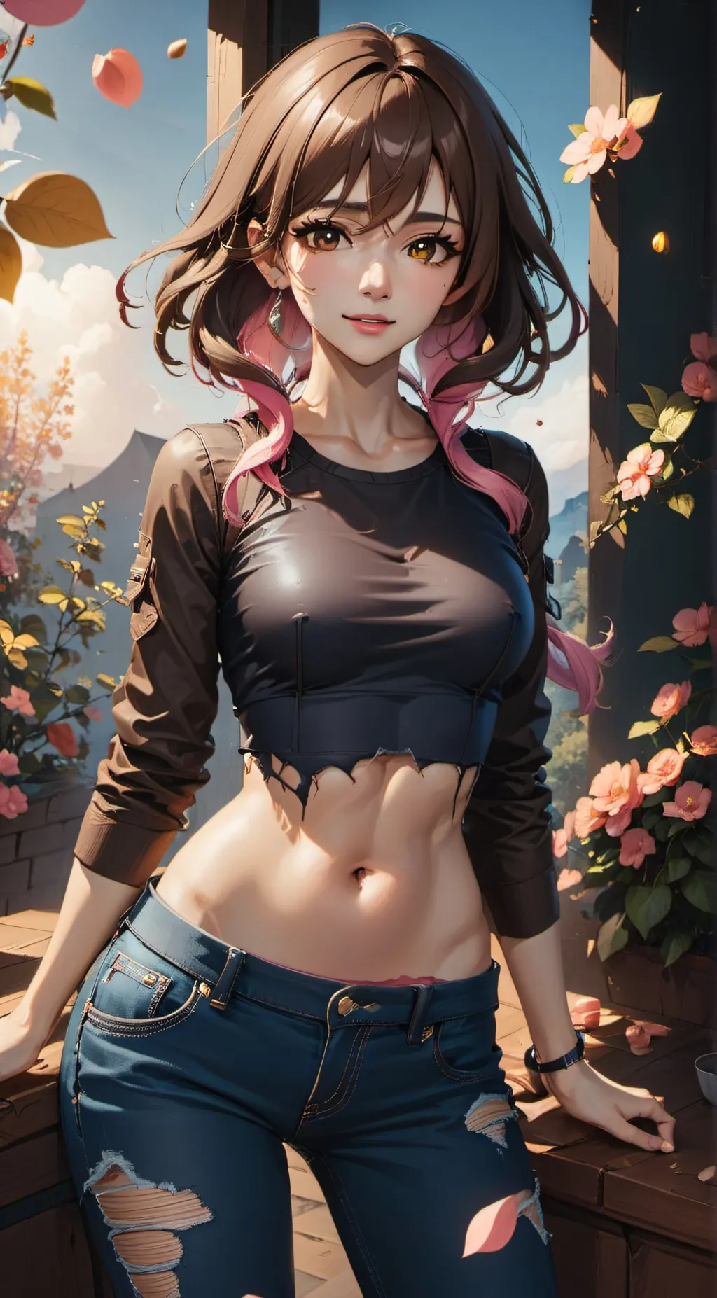 ai character: Enya  background