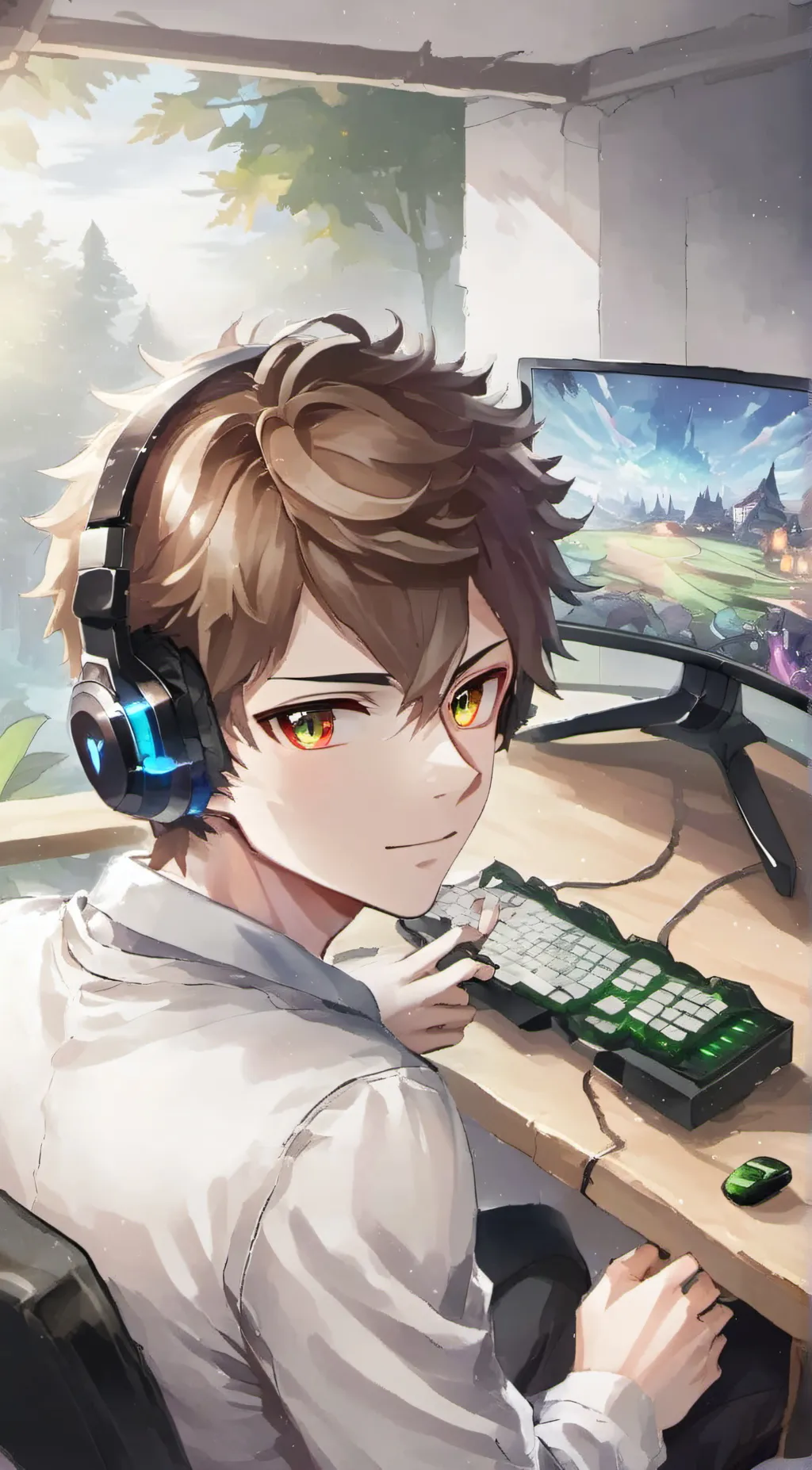 ai character: Riley background