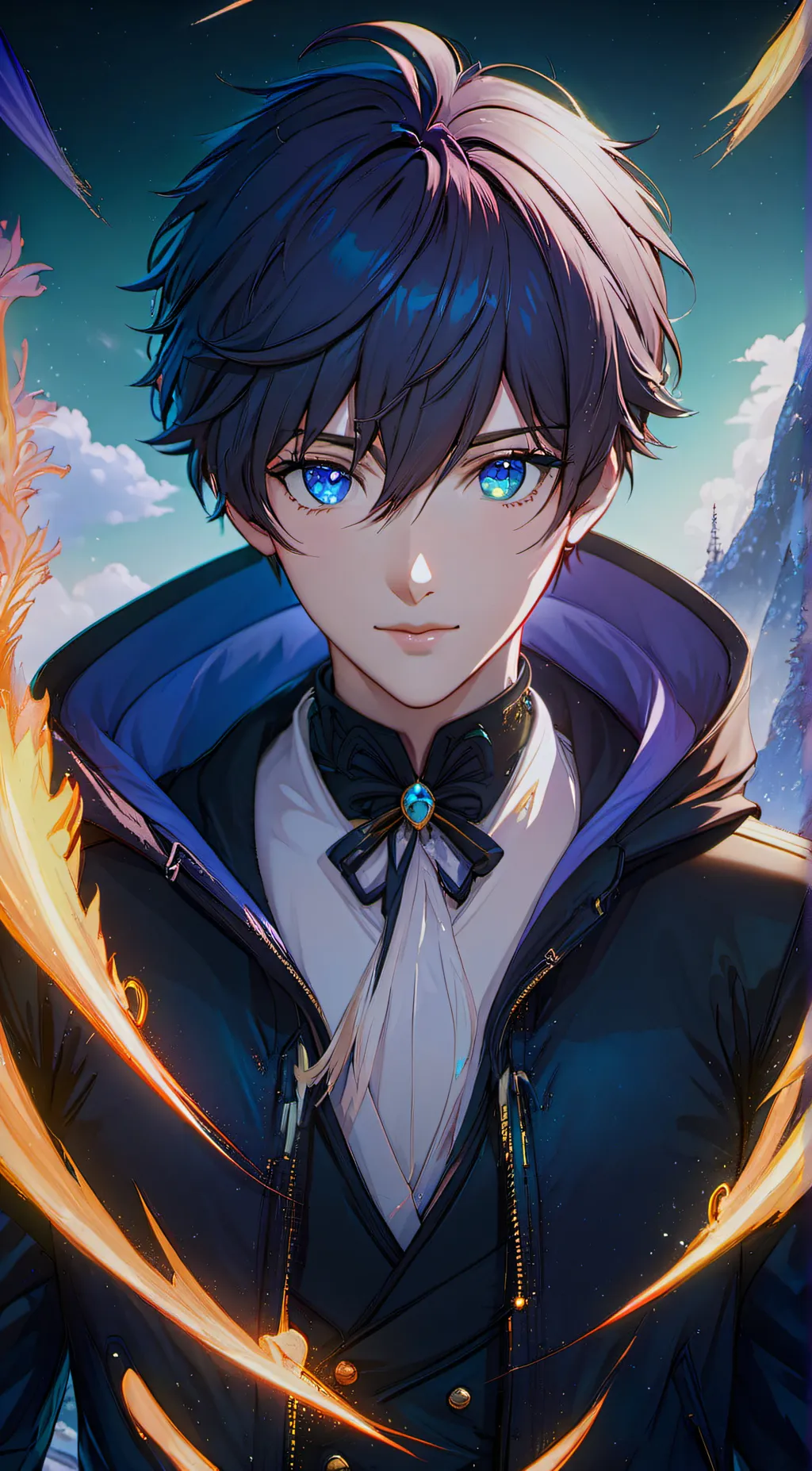 ai character: Ash background