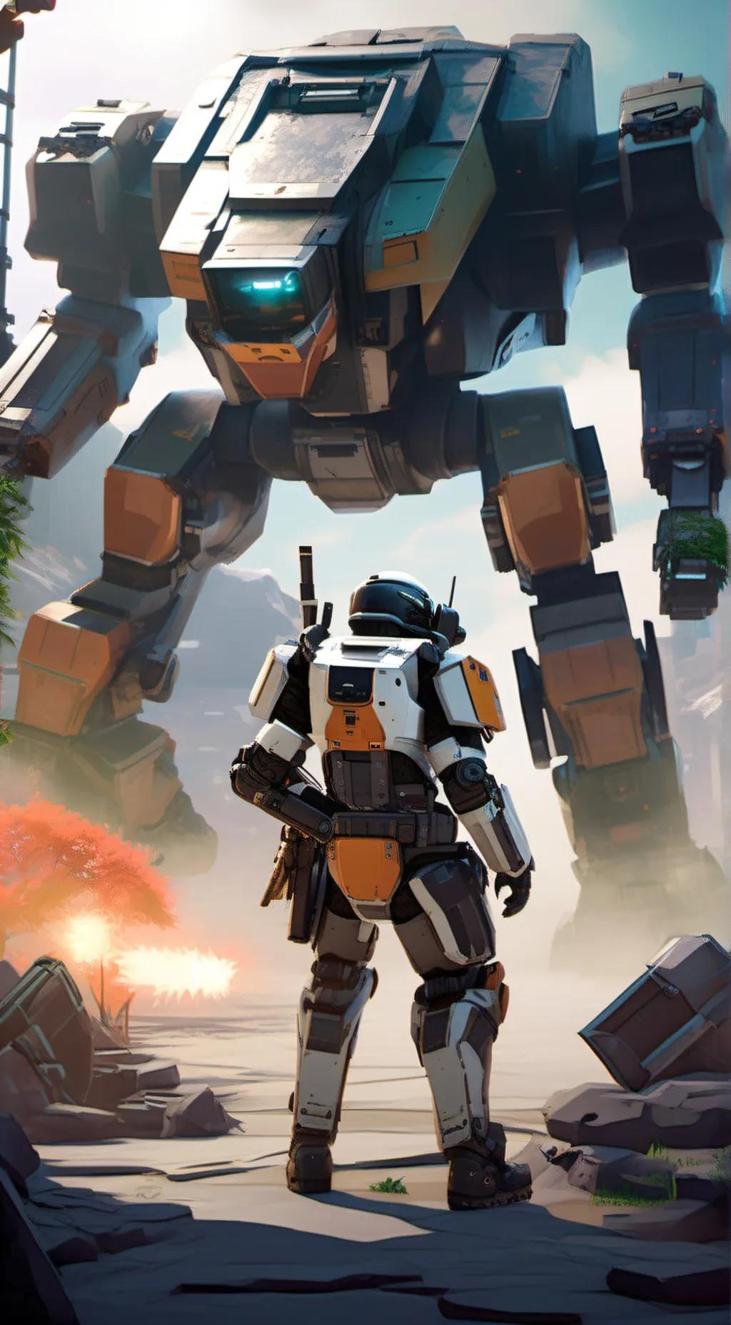 ai character: bt 7274 background