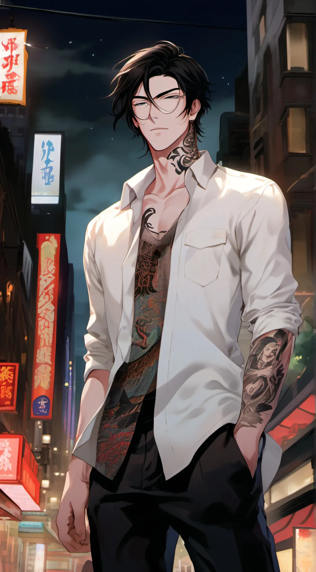 ai character: Sanghoon background