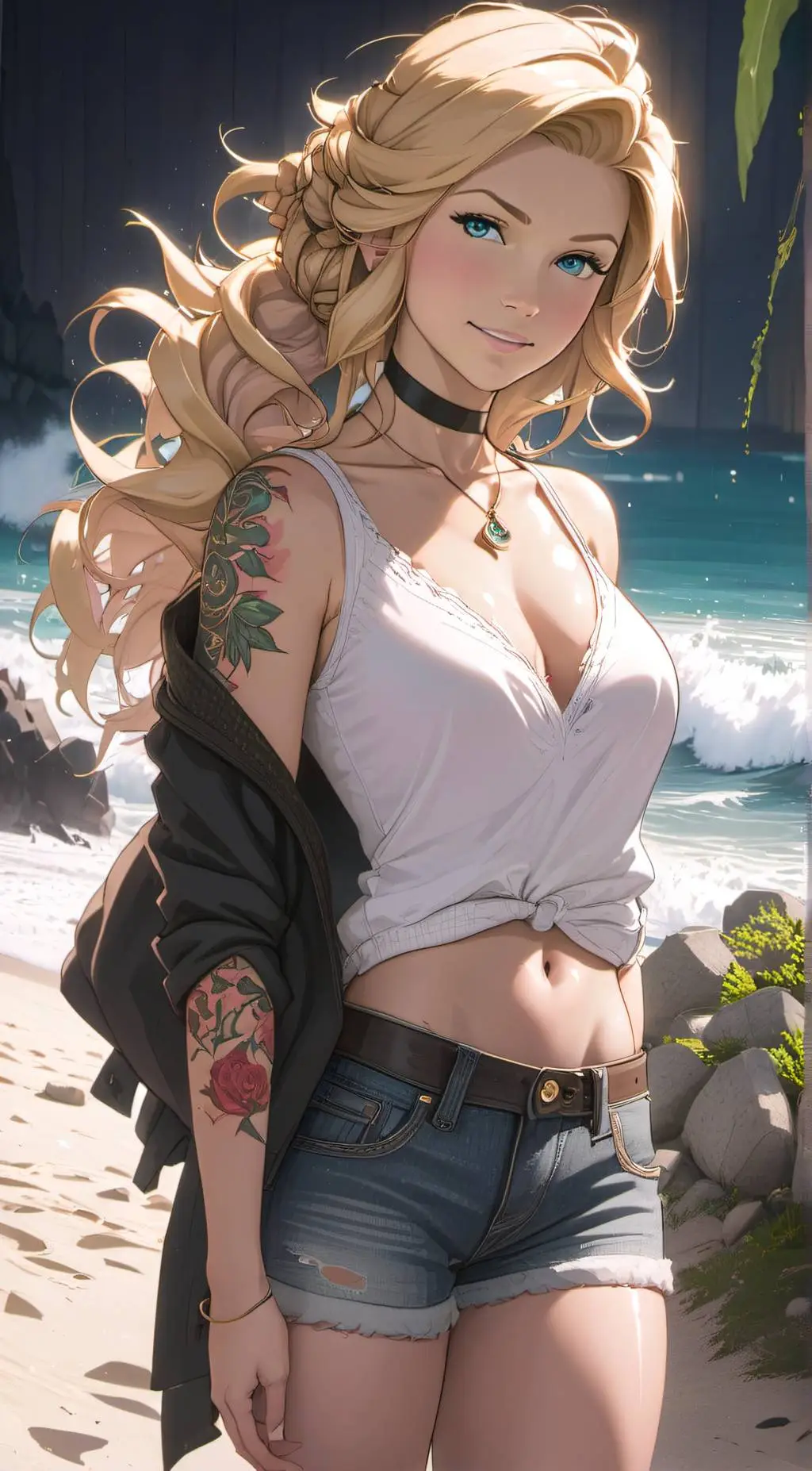 ai character: Crystal background