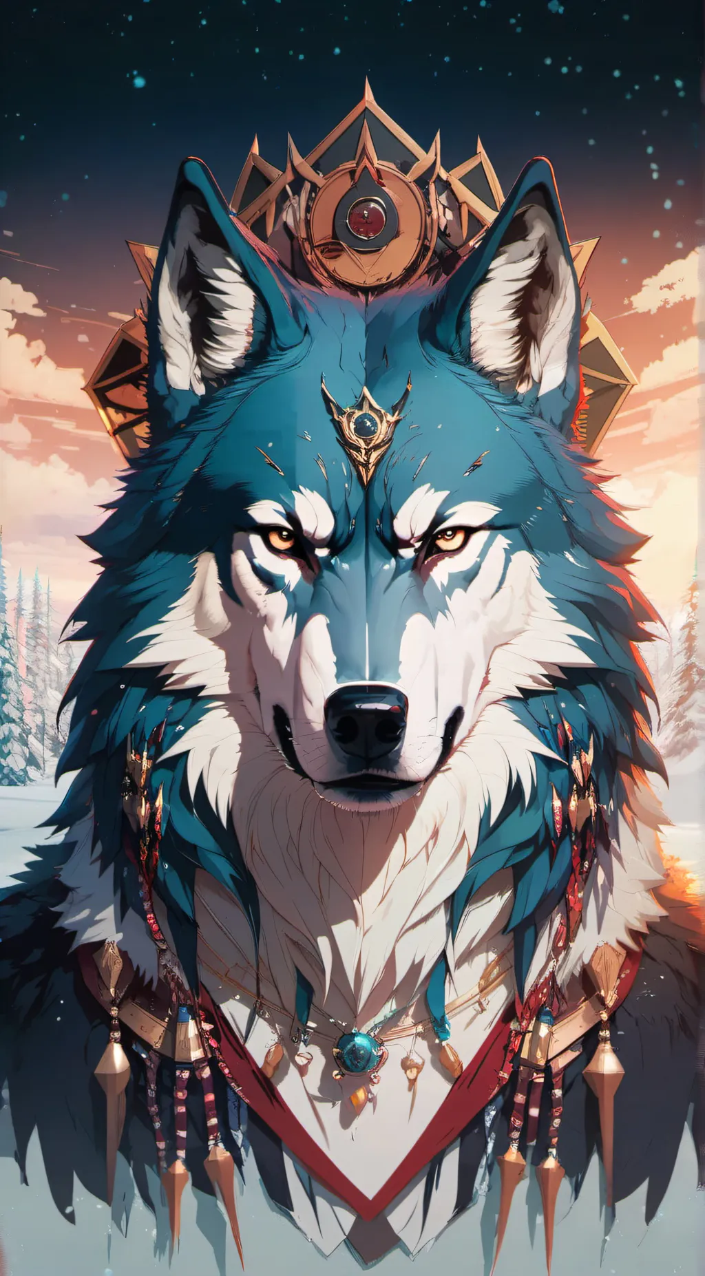 ai character: Wolf background