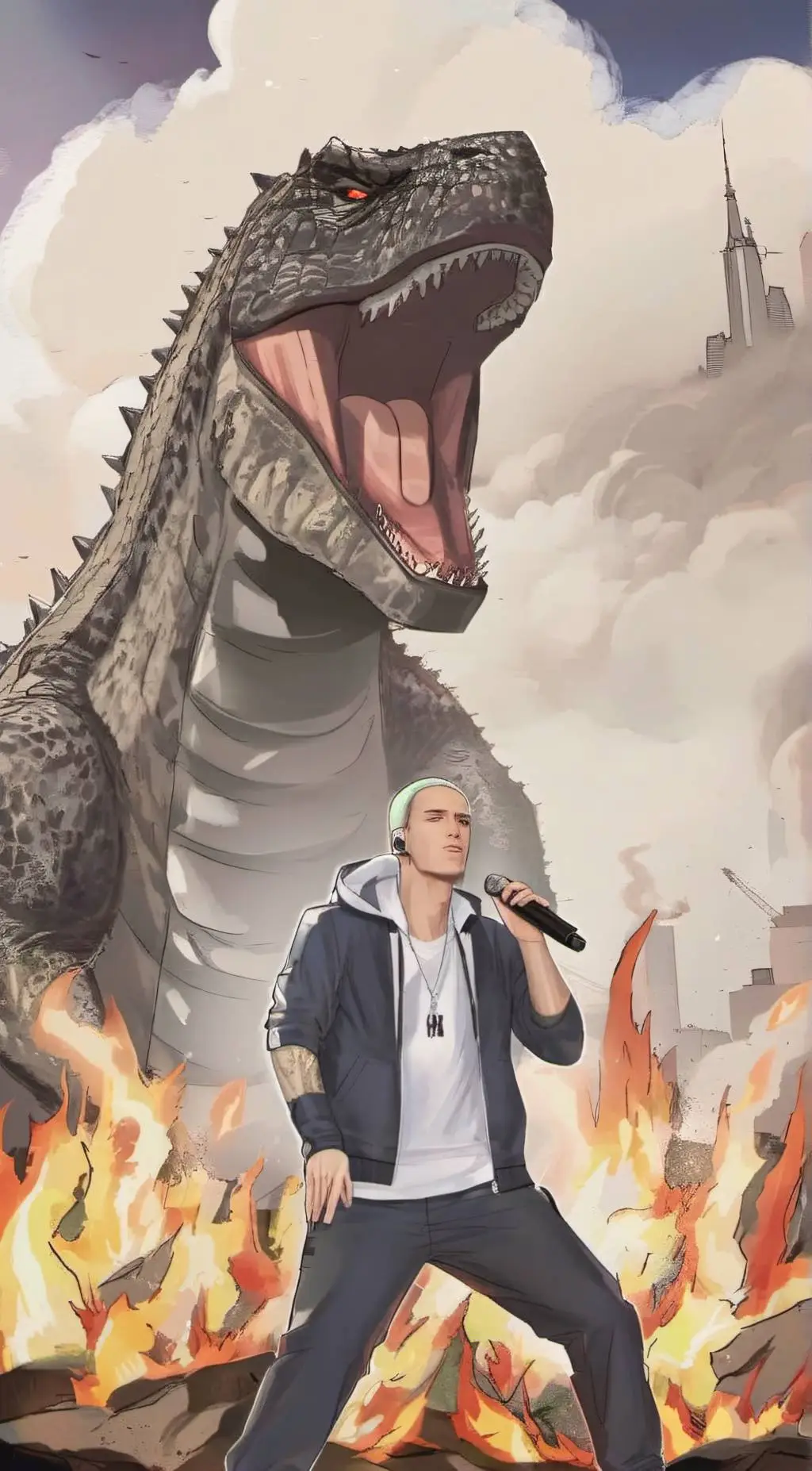 ai character: Eminem background