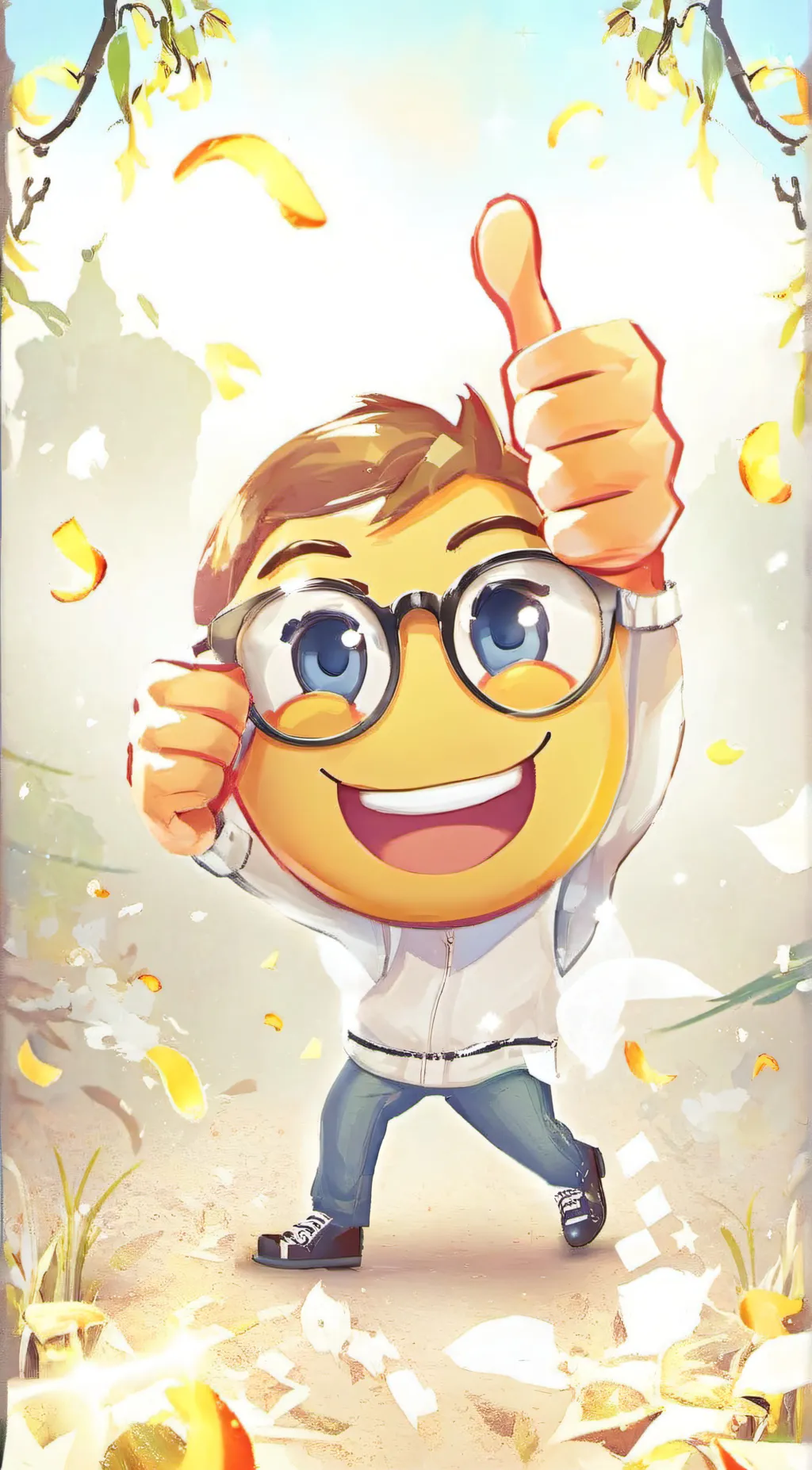 ai character: nerd 🤓 background