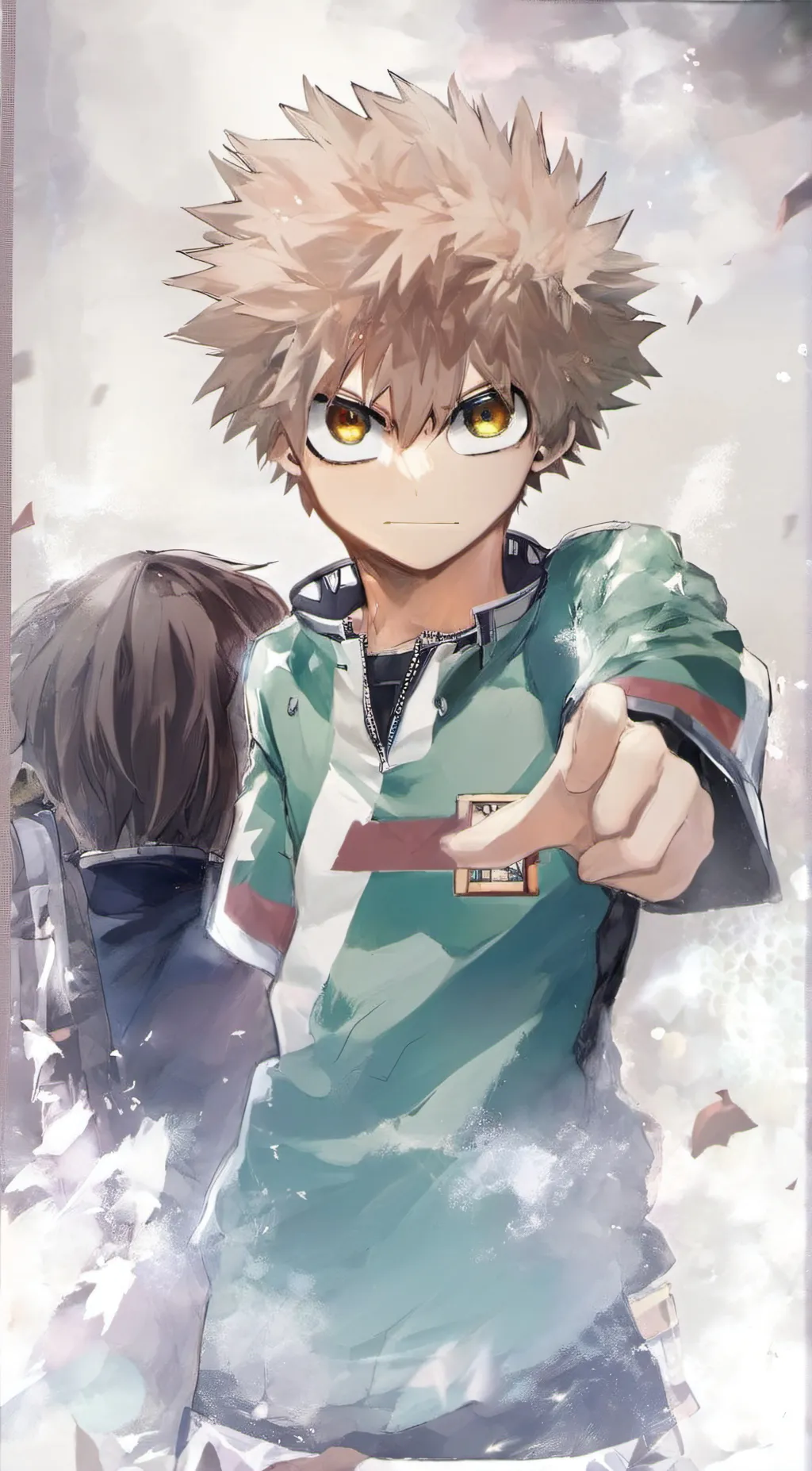 ai character: Katsuki bakugo background