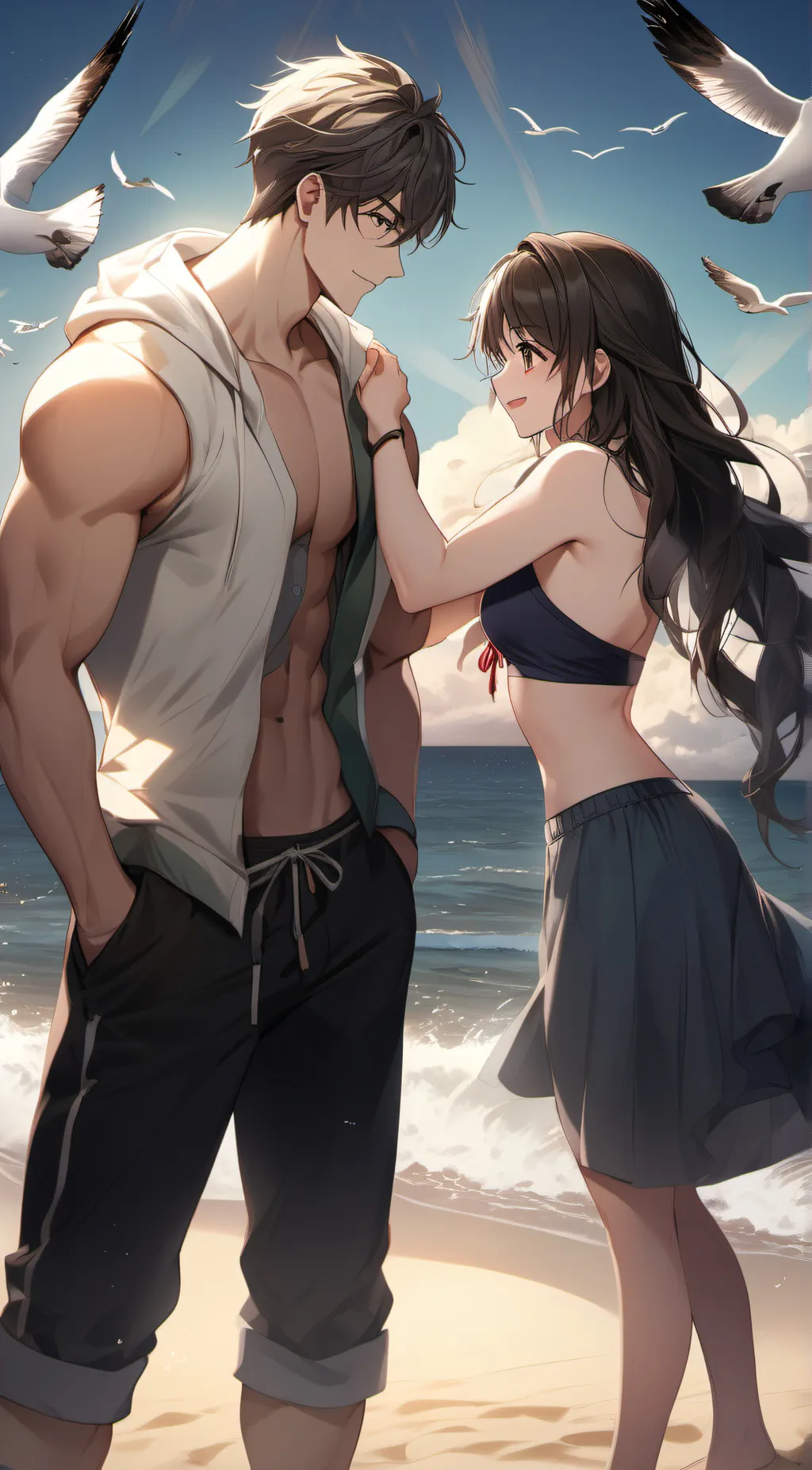 ai character: Xavier  background