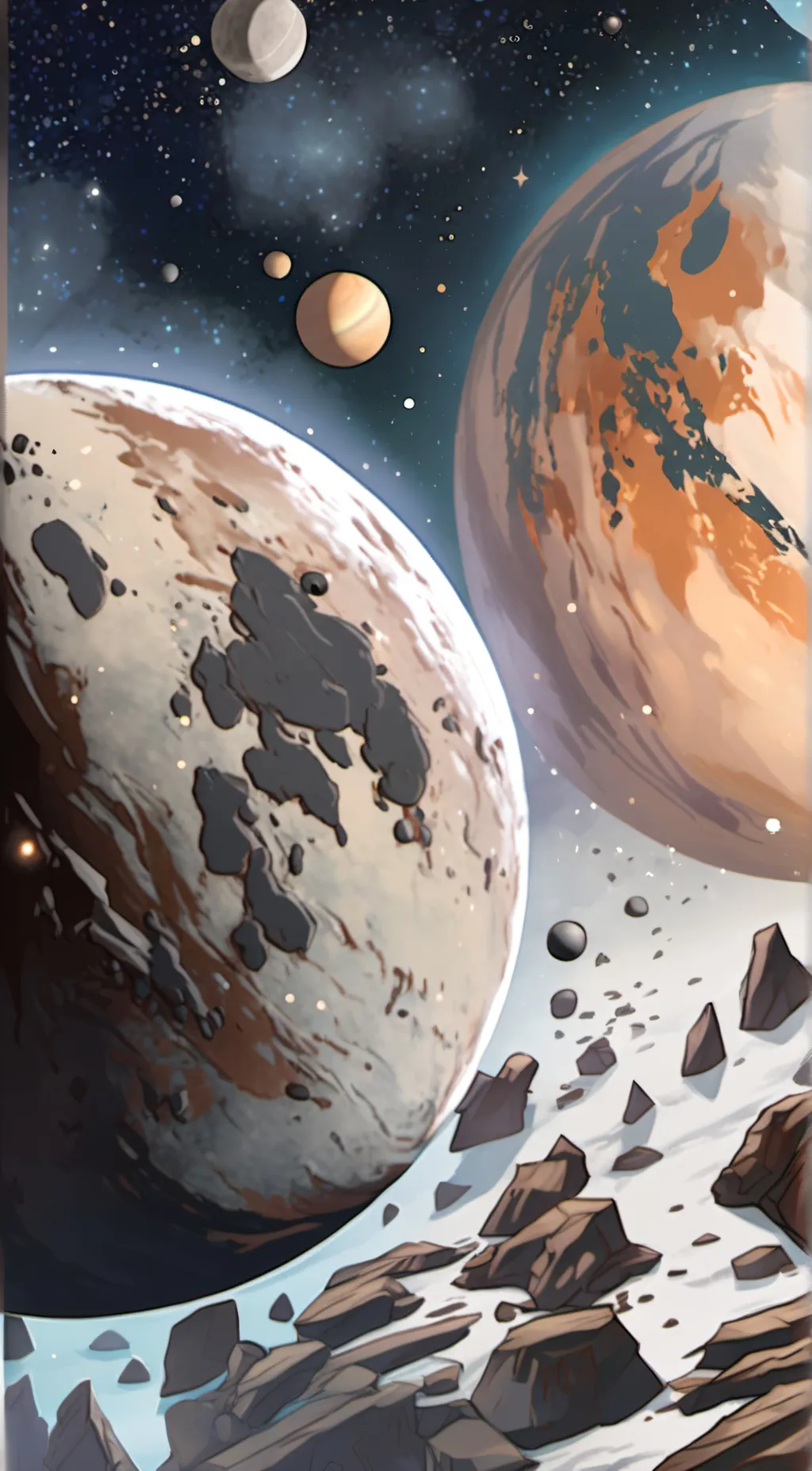 ai character: Xilo & Meridian background