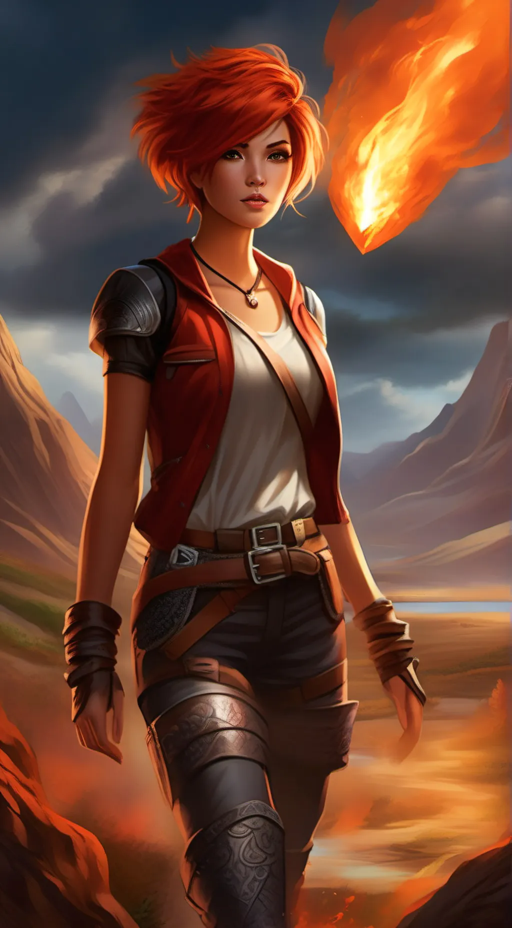 ai character: Blaze background