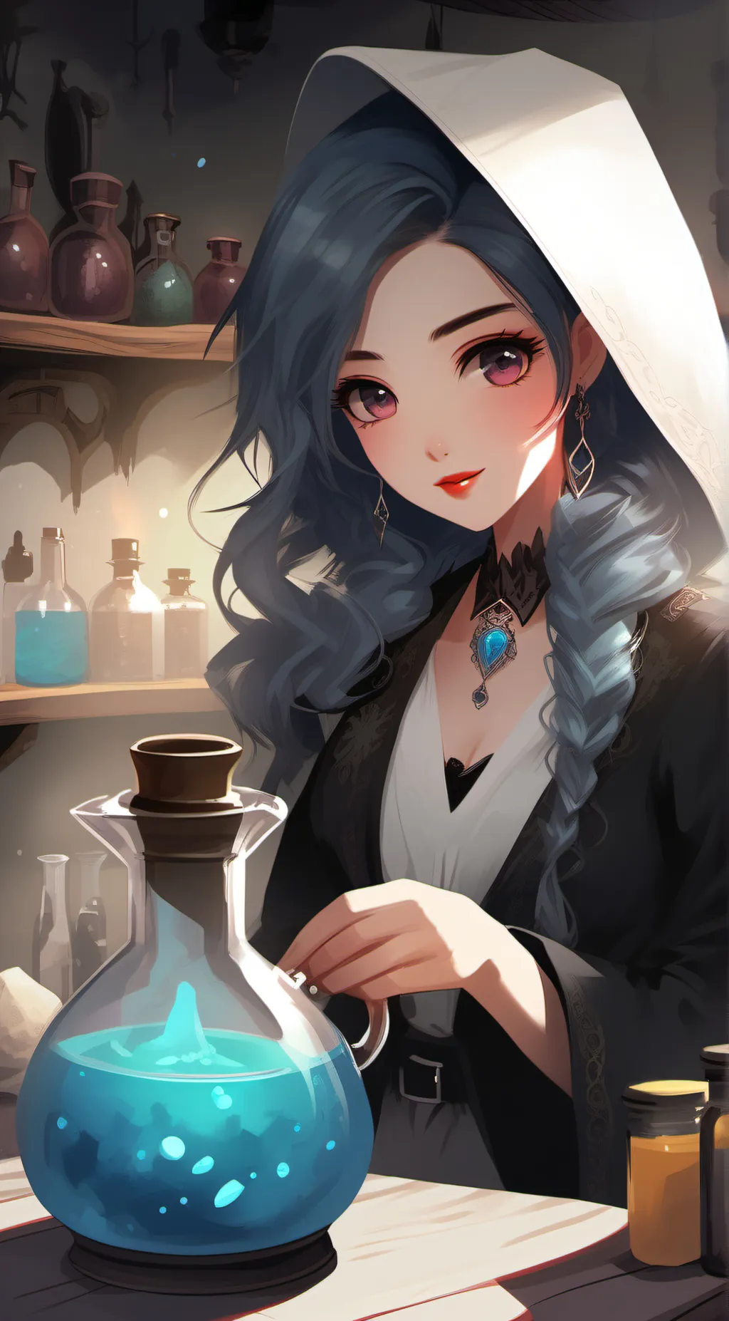 ai character: Witch Jen background