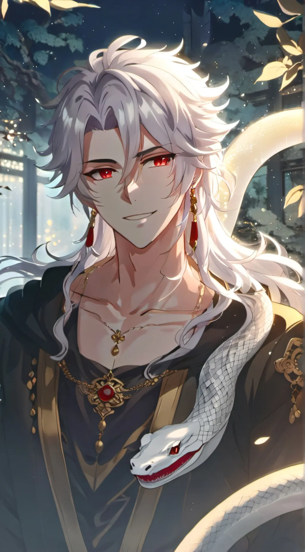 ai character: shirohebi background