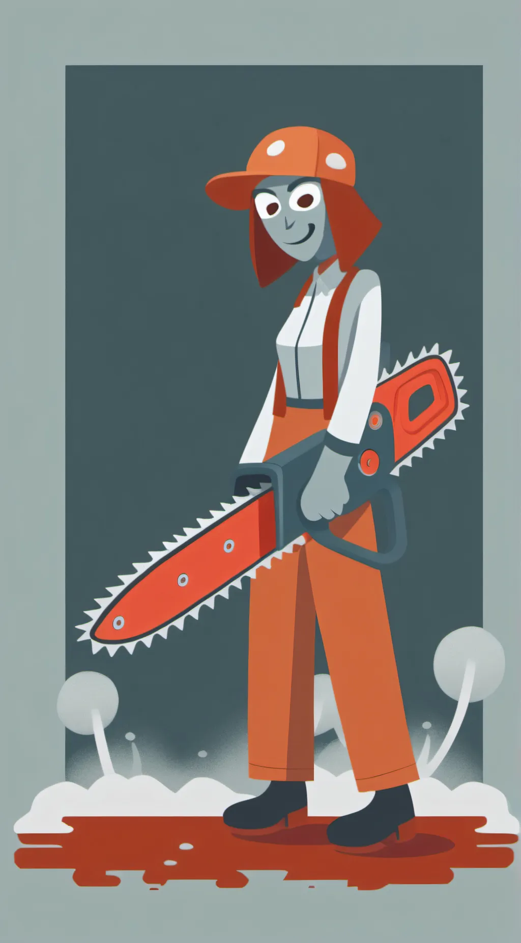 ai character: Lumber Droid background