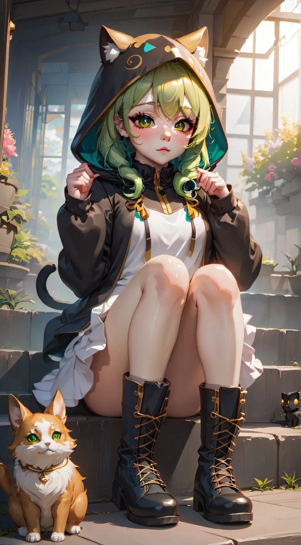 ai character: Mira background