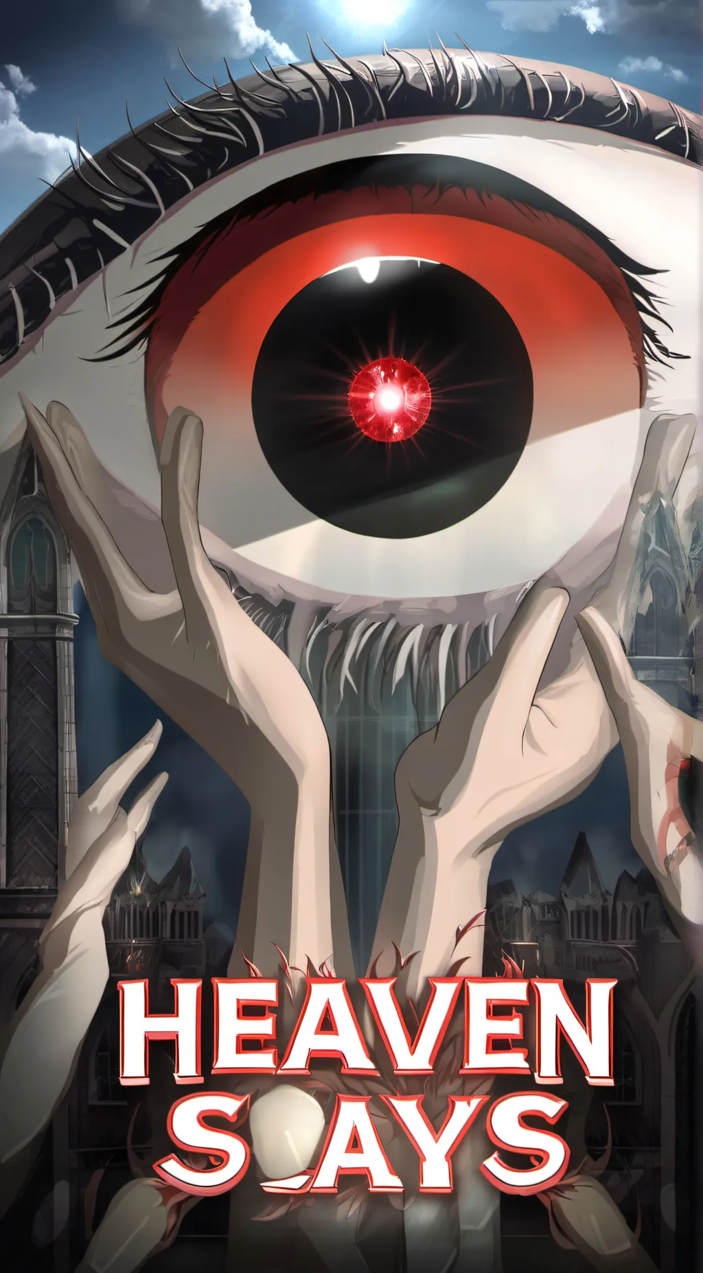 ai character: heaven says 😈 background