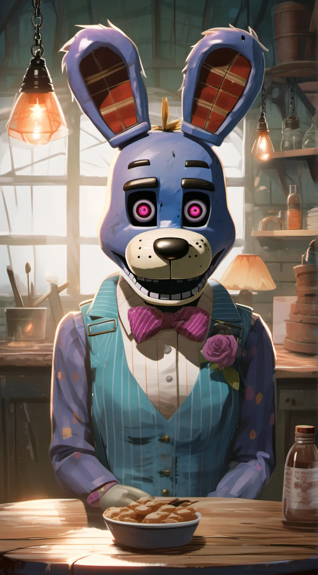 ai character: bonnie background