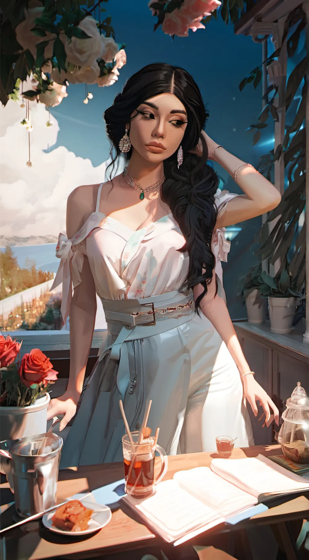 ai character: Alyssa Moore background