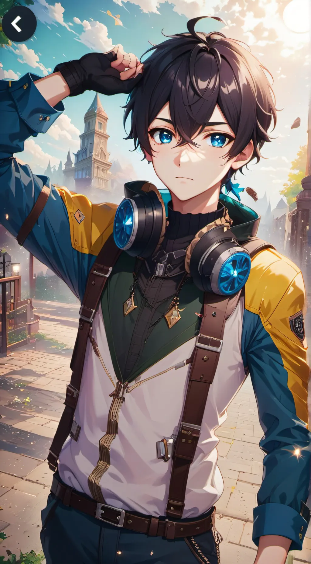 ai character: Ari graves background