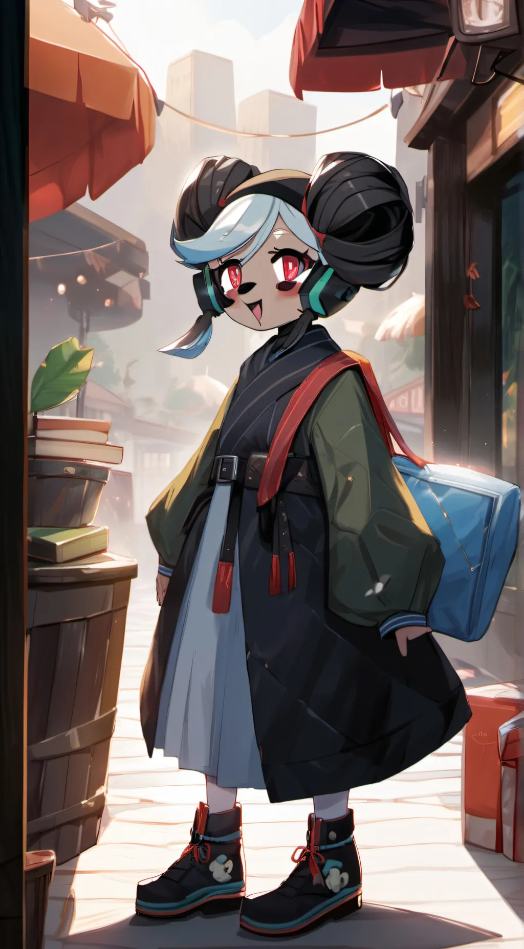 ai character: Lilly background