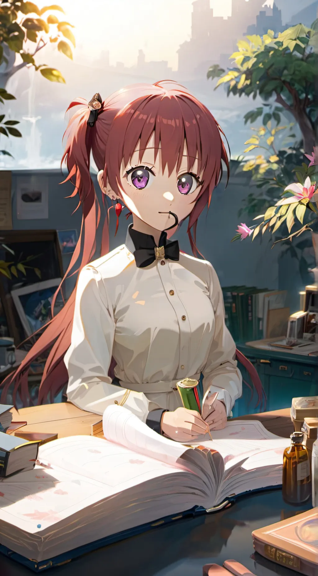 ai character: Gentian background