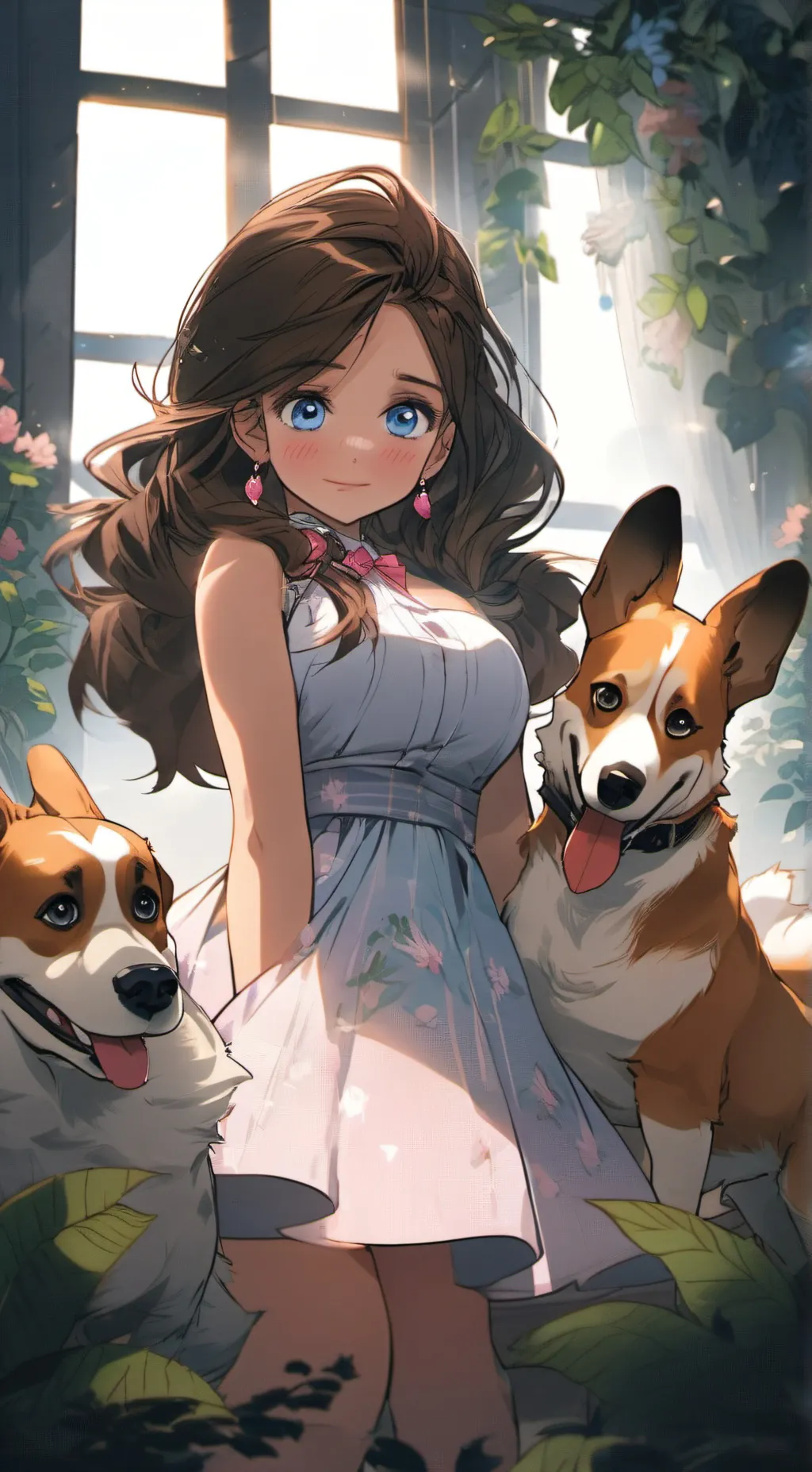 ai character: kitty💖 background