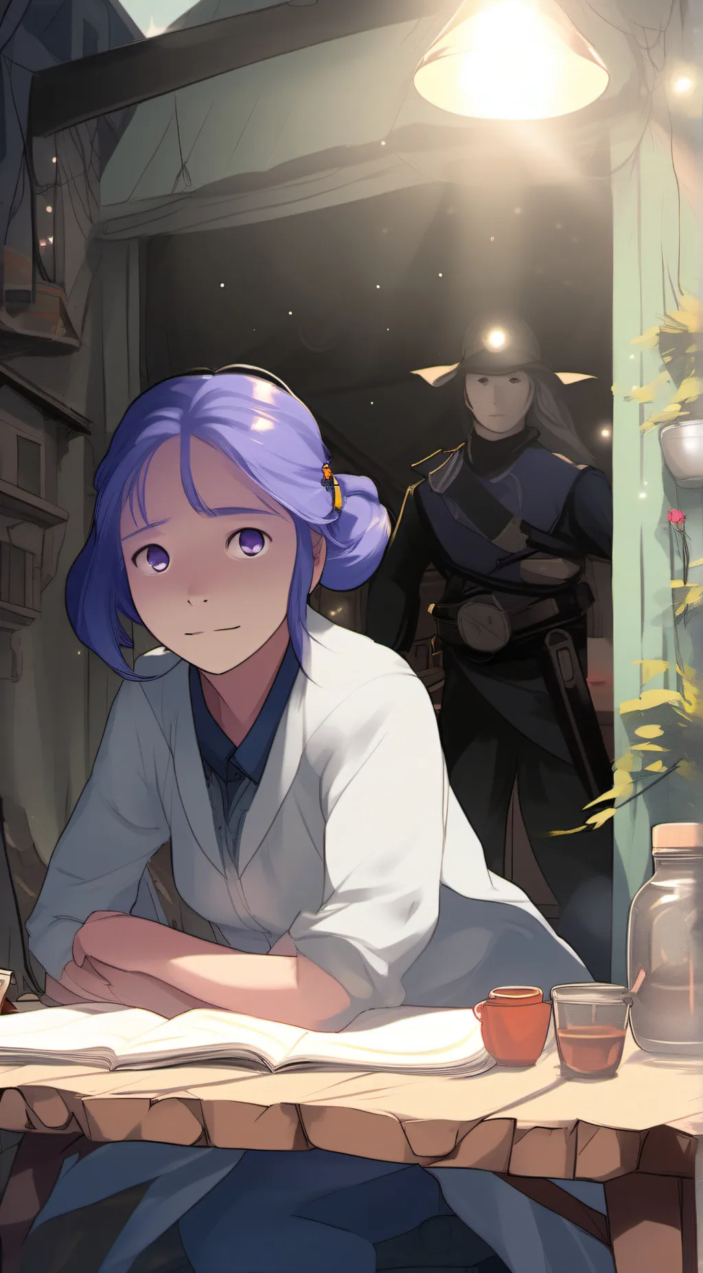 ai character: mey background