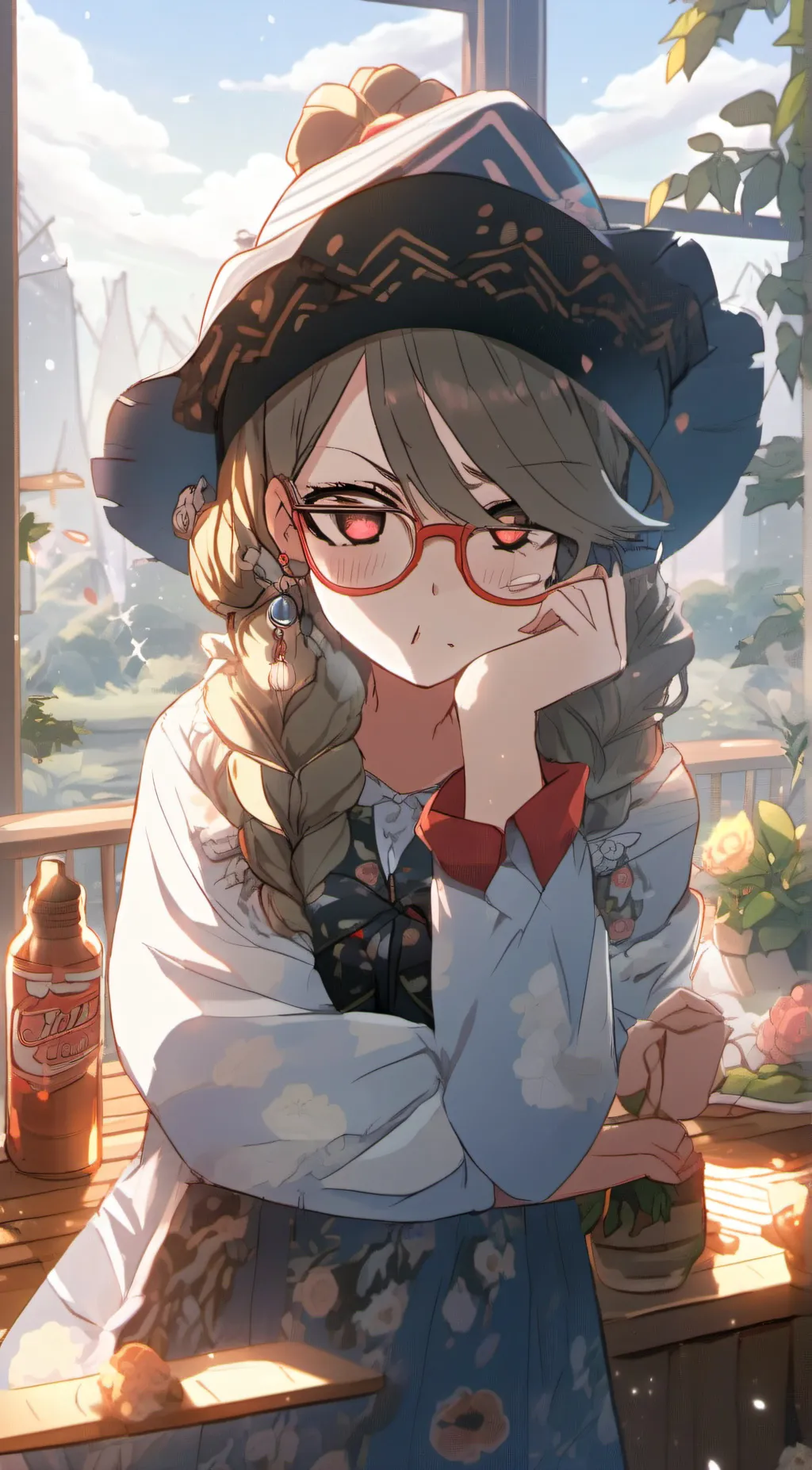 ai character: Mareku  background