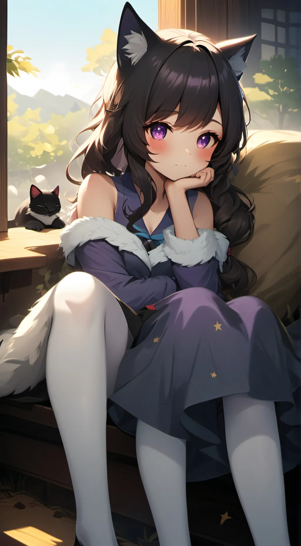 ai character: catnap background