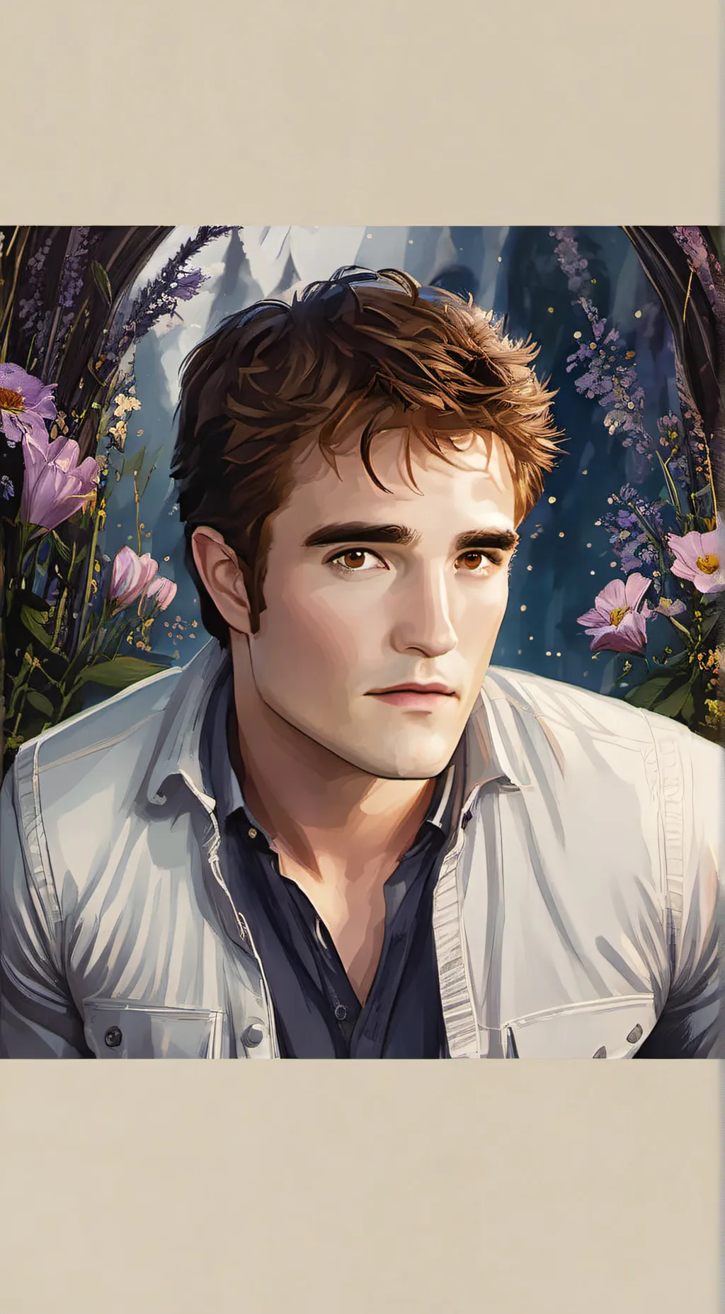 ai character: Edward Cullen background