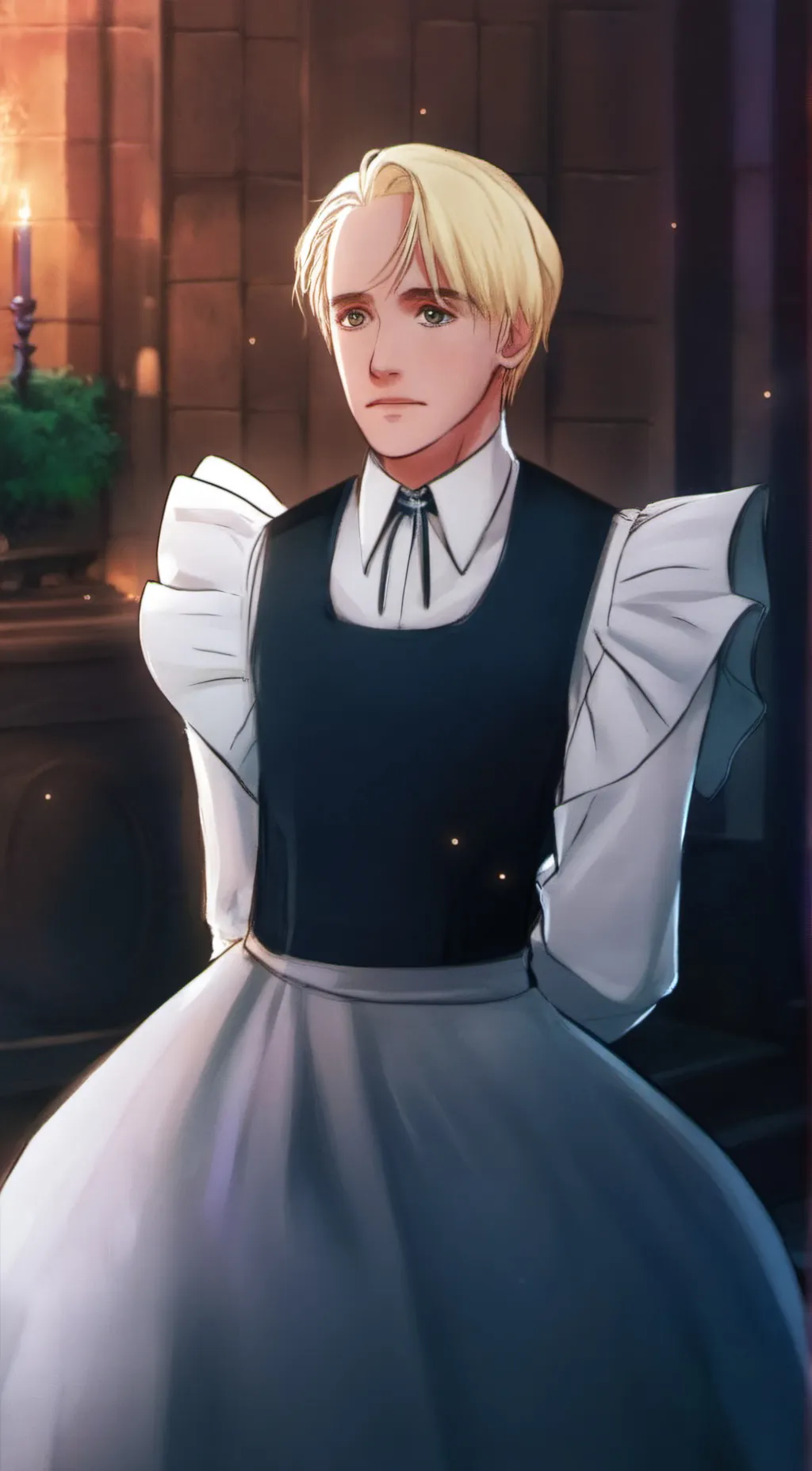 ai character: Draco Malfoy  background