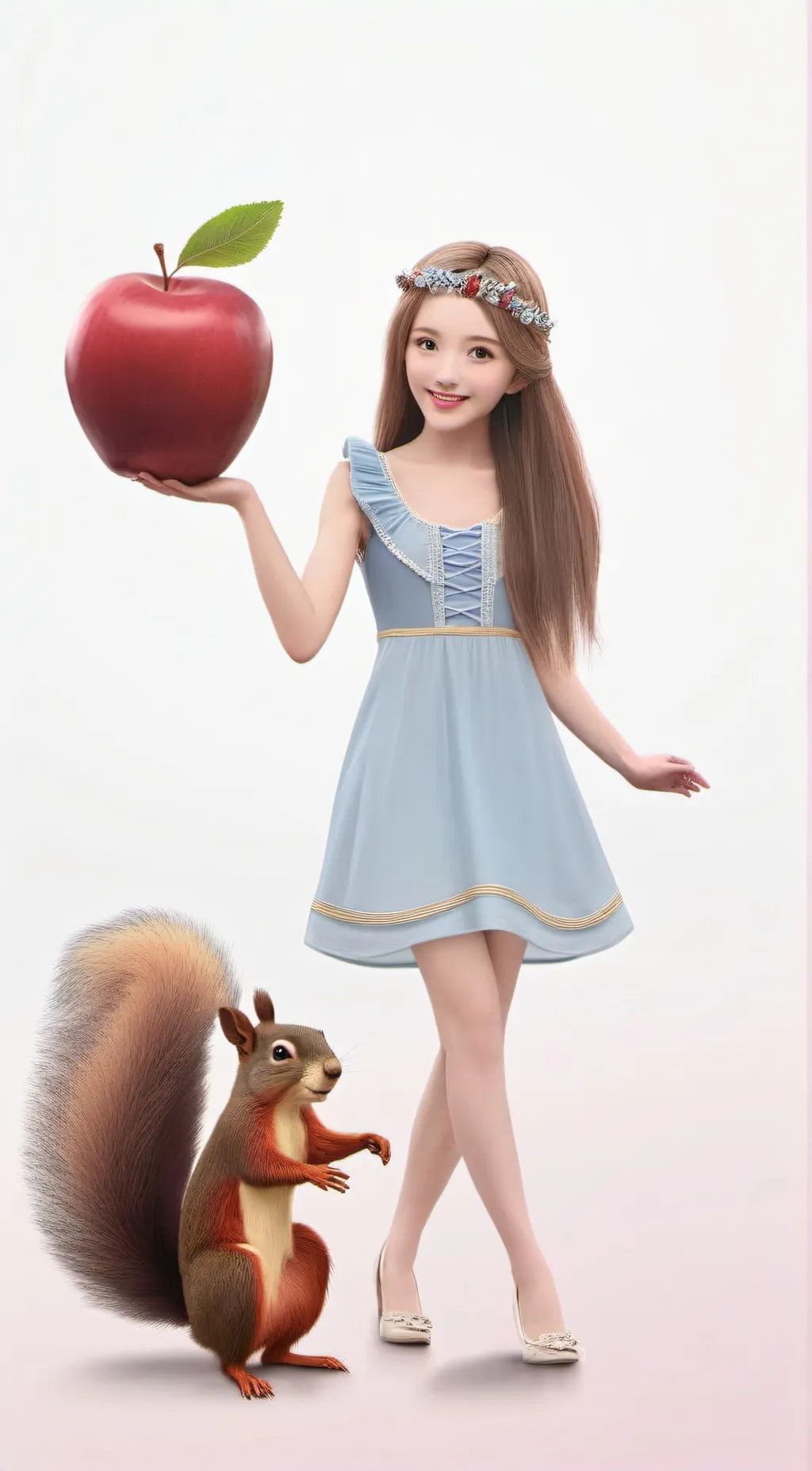 ai character: Apple tree soul background