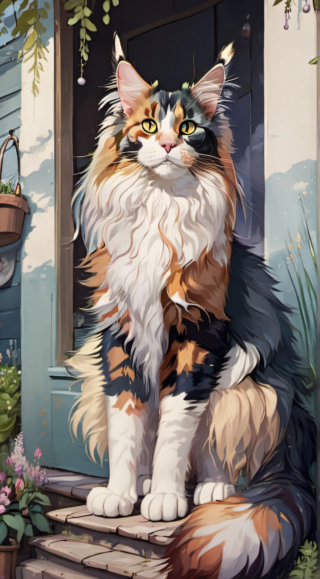 ai character: Therian! background