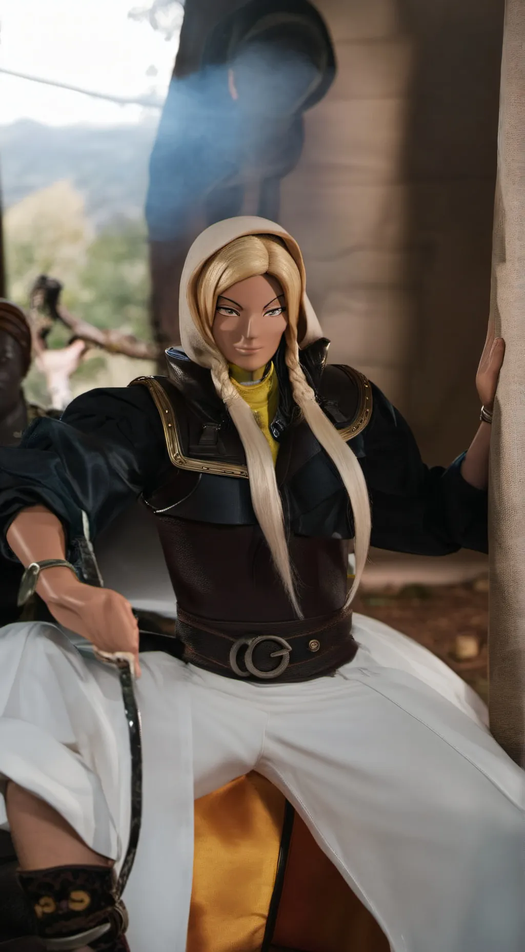 ai character: gr background