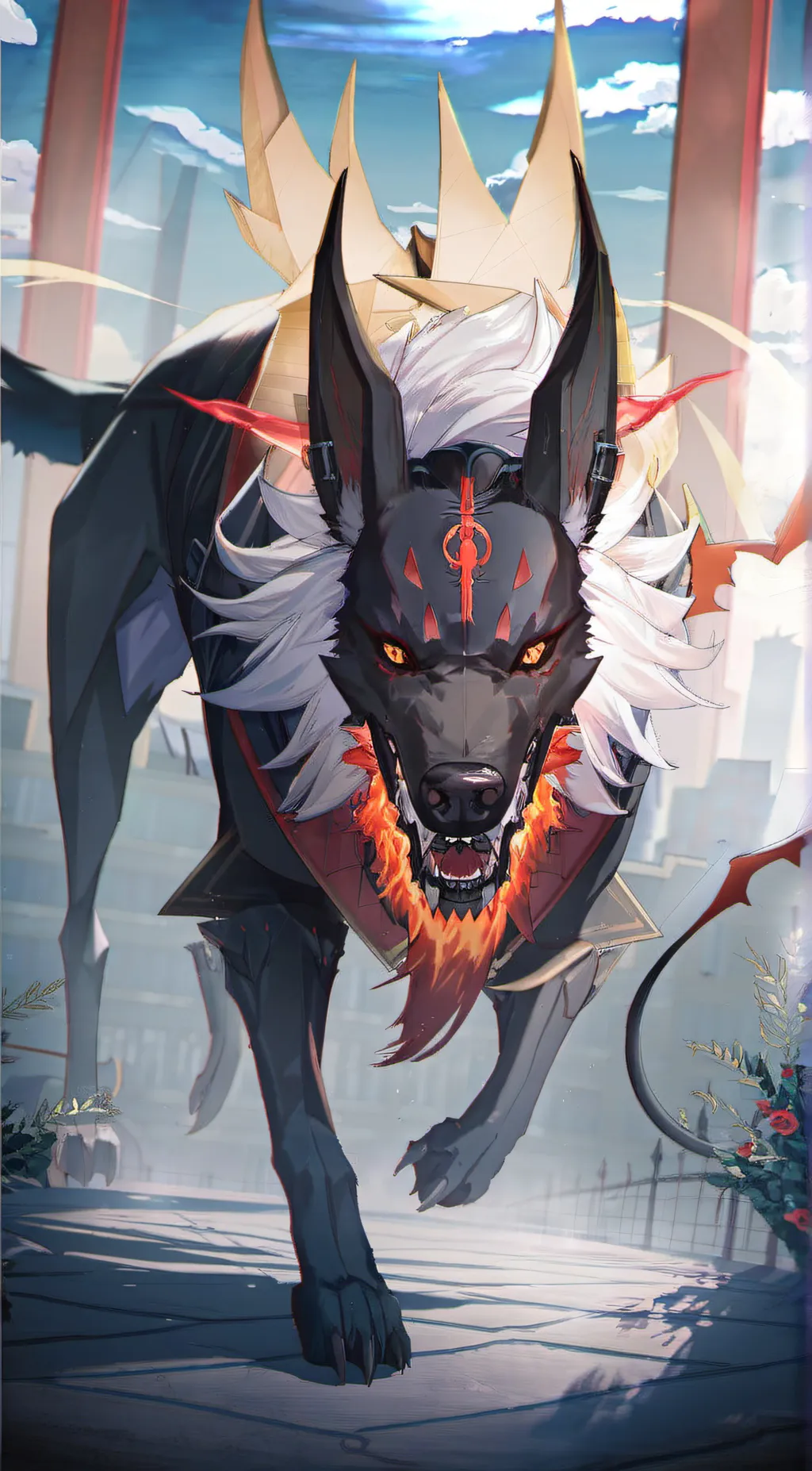 ai character: Ember background