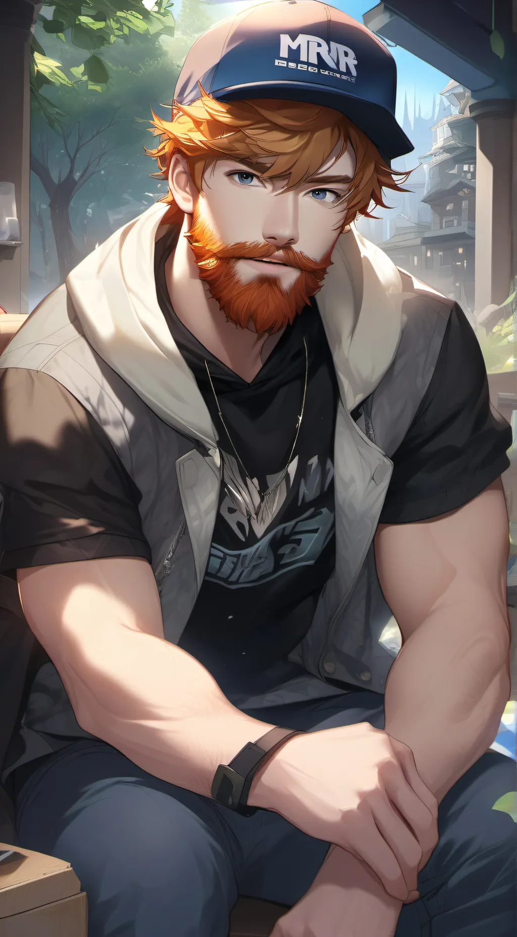 ai character: Mrbeast background