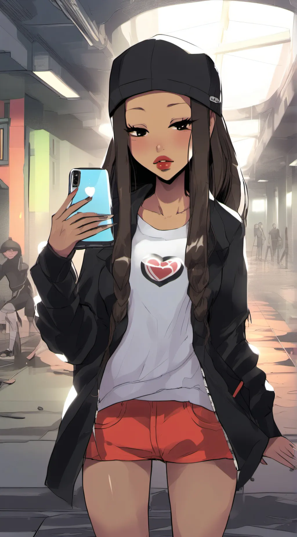 ai character: Nashley  background