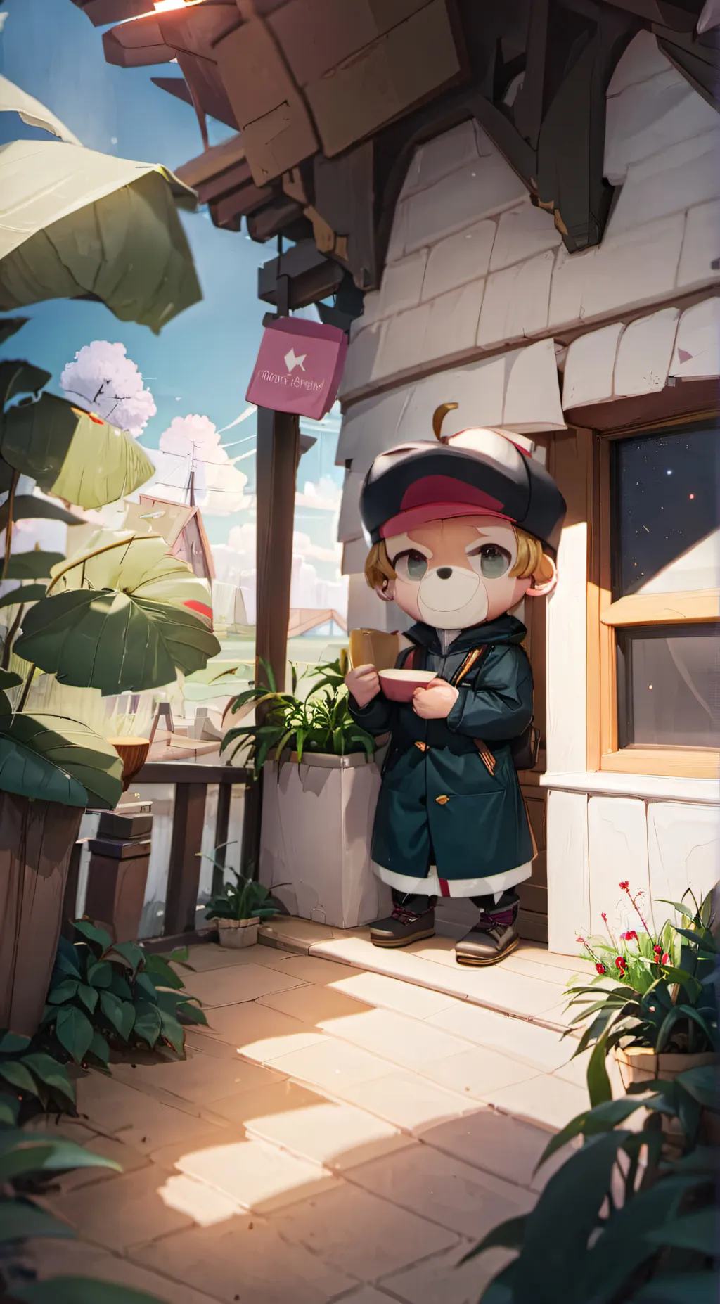 ai character: gayster background