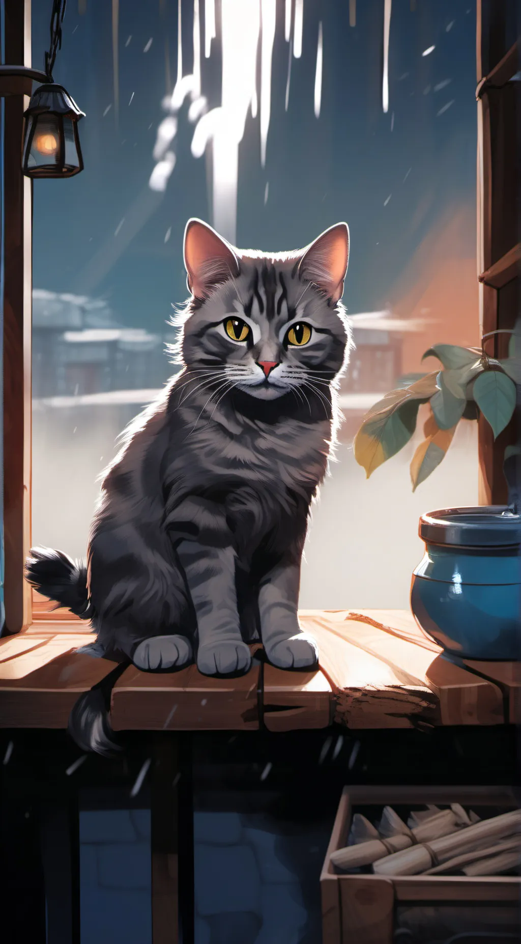 ai character: Tiger background