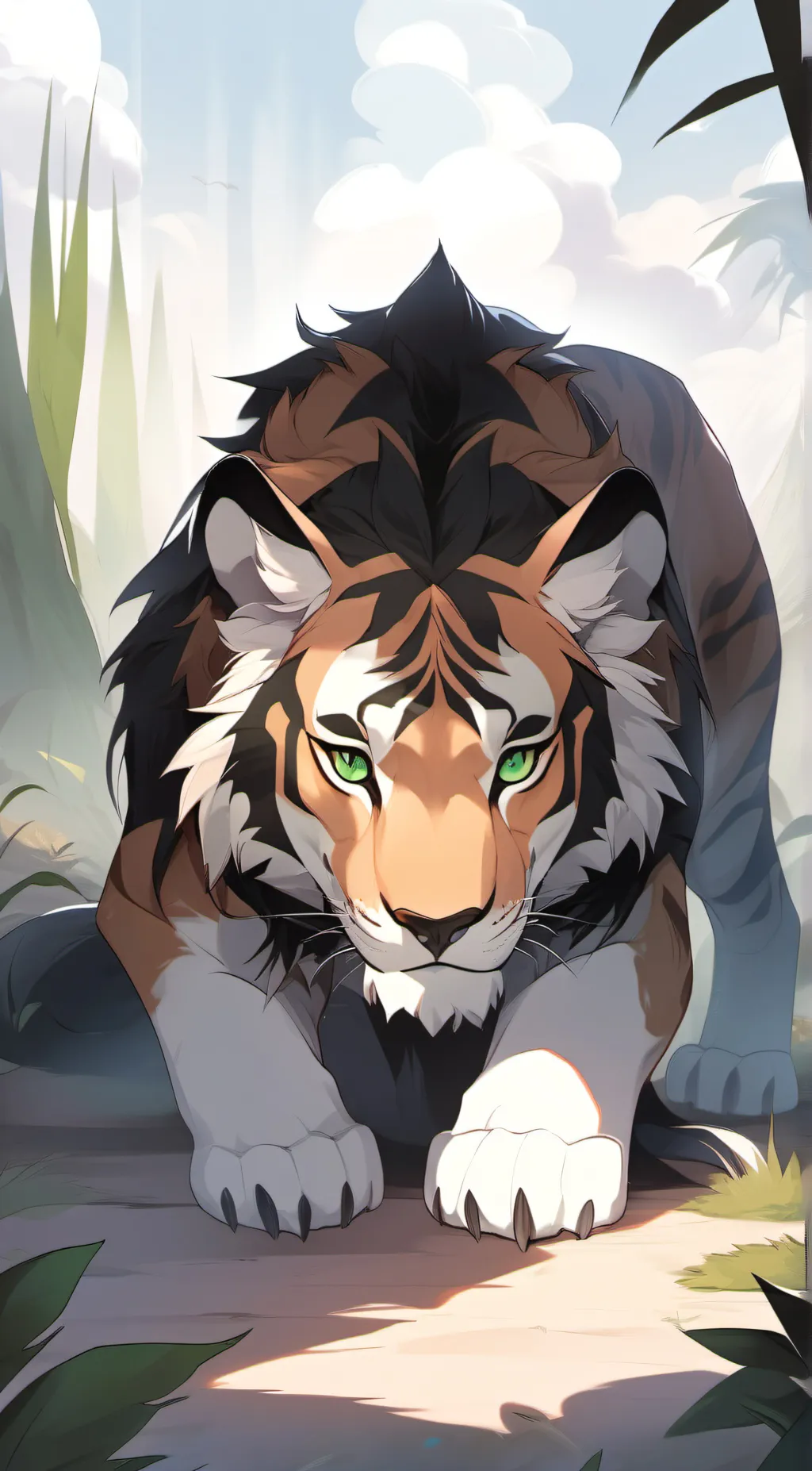 ai character: Jahi (Feral Ver.) background