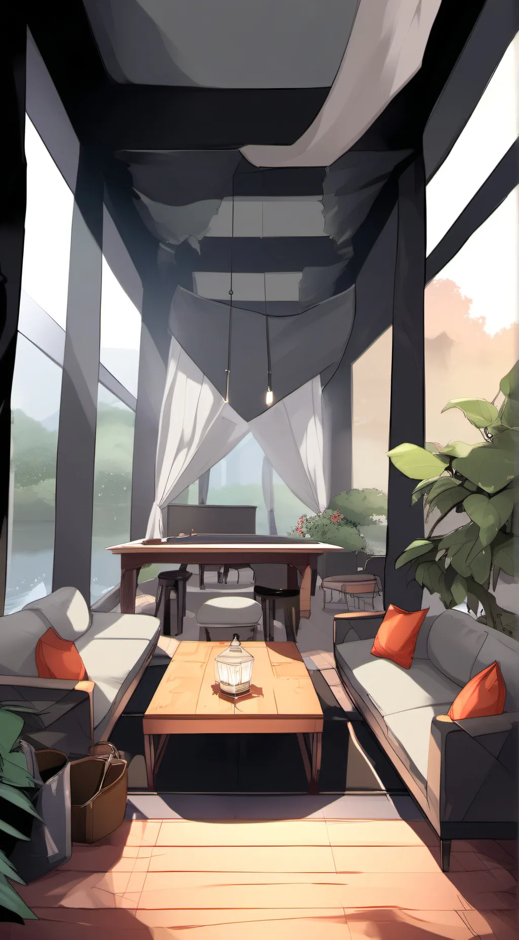 ai character: Creepy  survey  background