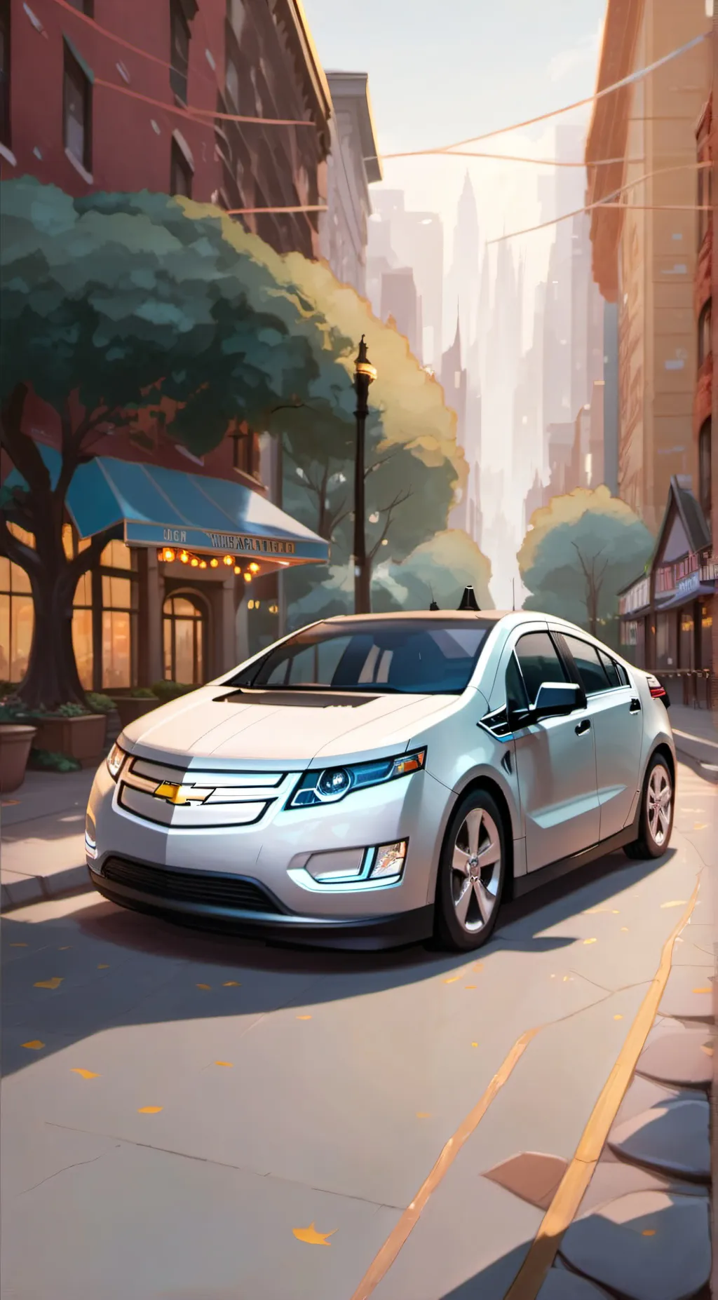 ai character: 2014 Chevy Volt background