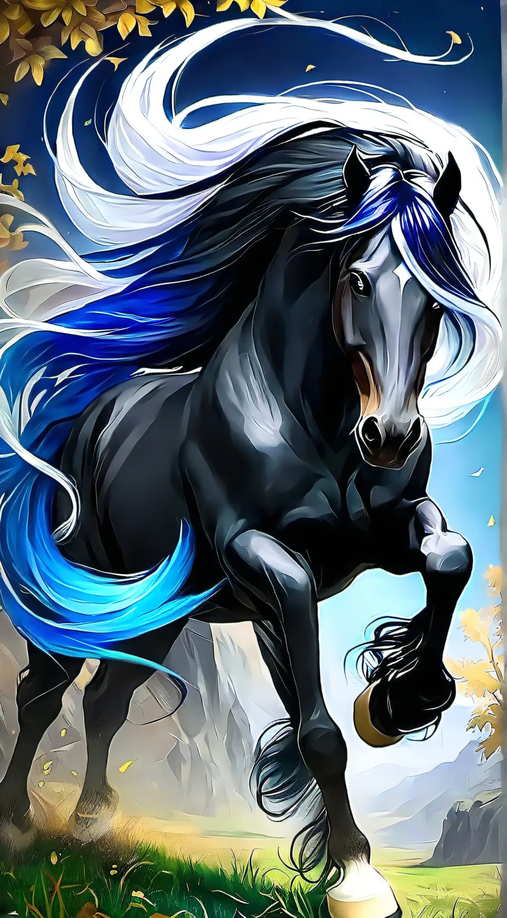 ai character: Midnight background